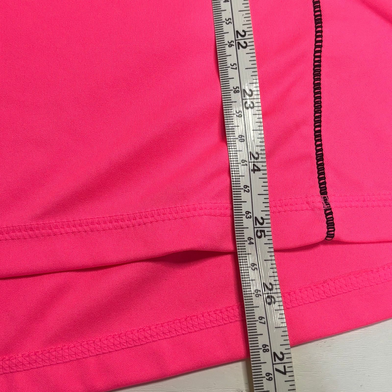 Tek Gear Tek Gear DryTek Hot Pink Athletic Tee XL Mesh High-Low Size XL / US 12-14 / IT 48-50 - 4 Thumbnail