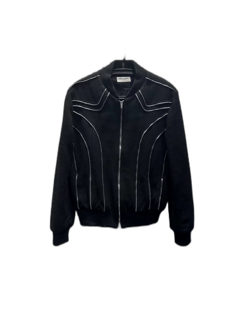 Other black zippers bomber jacket by Saint Laurent-2507 Size US L / EU 52-54 / 3 - 1 Thumbnail