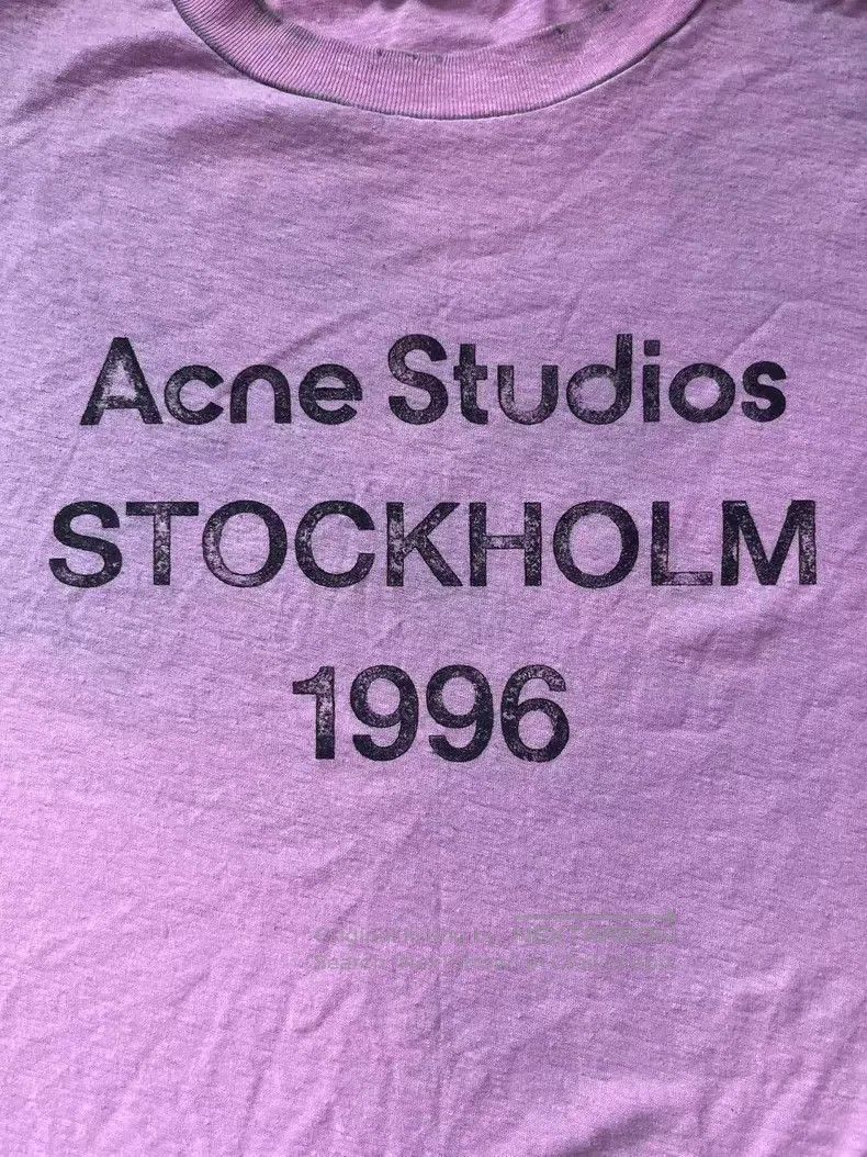Acne Studios Acne Studios 1996 Series Retro Logo Crewneck Short Sleeve Size US S / EU 44-46 / 1 - 3 Thumbnail