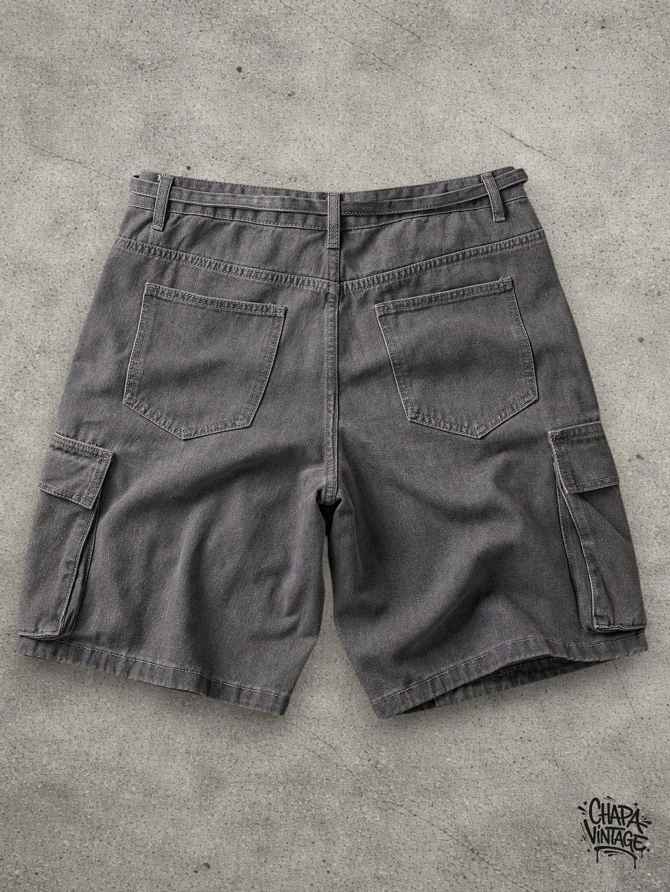 Japanese Brand Cargo gray shorts Size US 32 / EU 48 - 3 Thumbnail