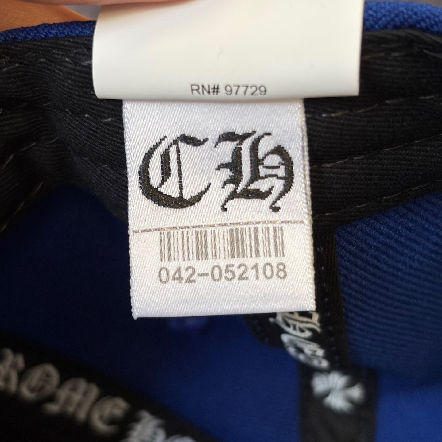 Chrome Hearts On Field Baseball Cap Royal Blue Size ONE SIZE - 12 Thumbnail