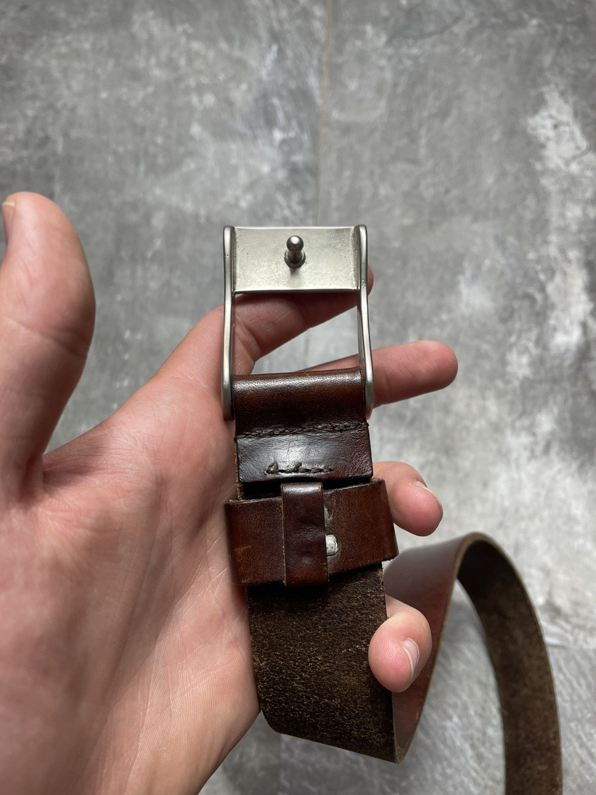 Dolce & Gabbana Vintage Dolce & Gabbana J&ANS Brown Leather Belt Y2K Size ONE SIZE - 3 Thumbnail