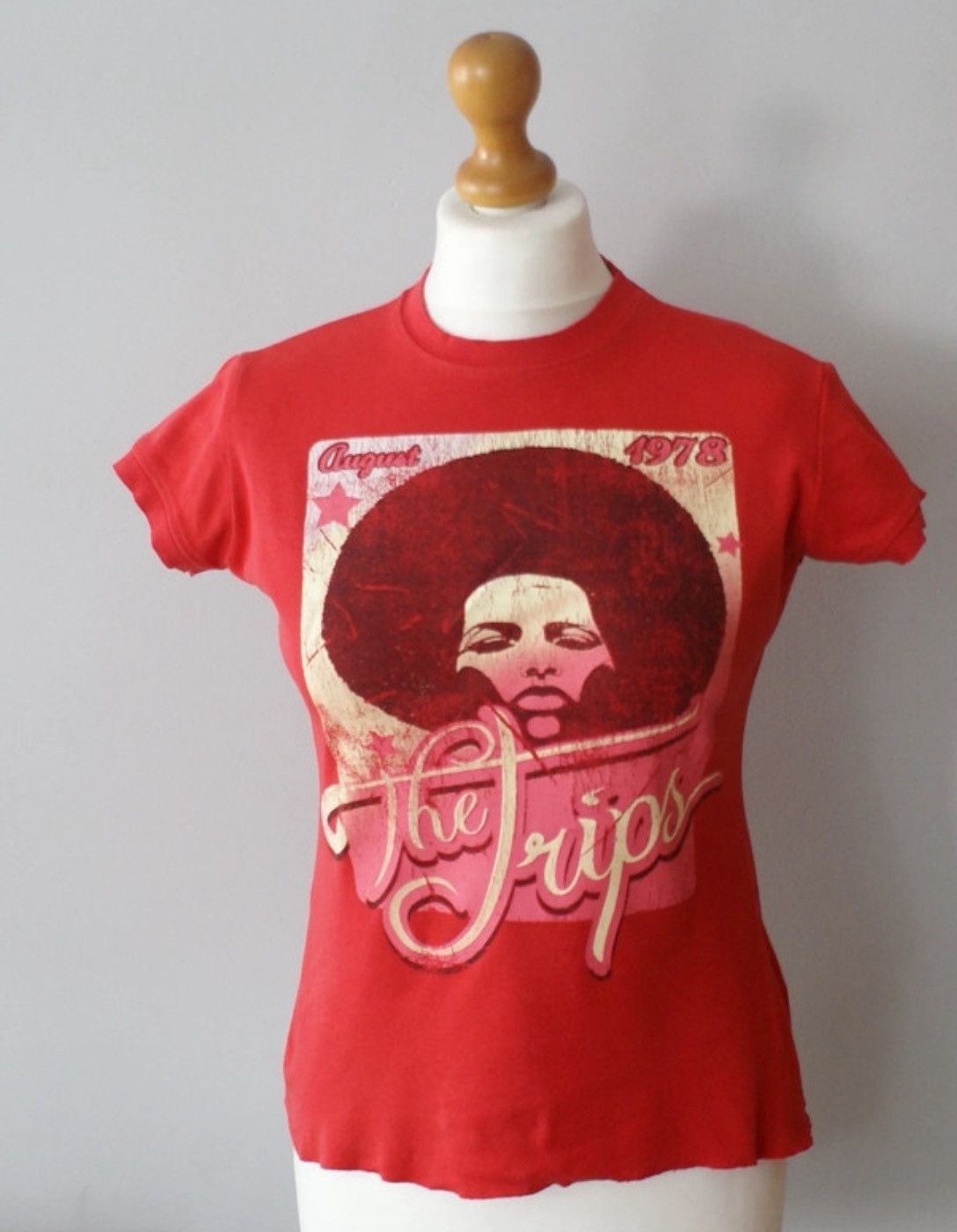Vintage Vintage Ladies Funky shirt, Afro shirt, psychodelic Size XS / US 0-2 / IT 36-38 - 5 Thumbnail