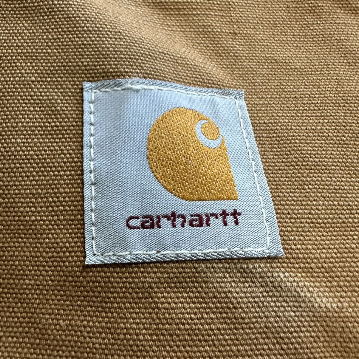 Carhartt Vintage 90s Made in USA Carhartt V03BRN Sherpa Vest 2XL Tall Size US XXL / EU 58 / 5 - 3 Thumbnail