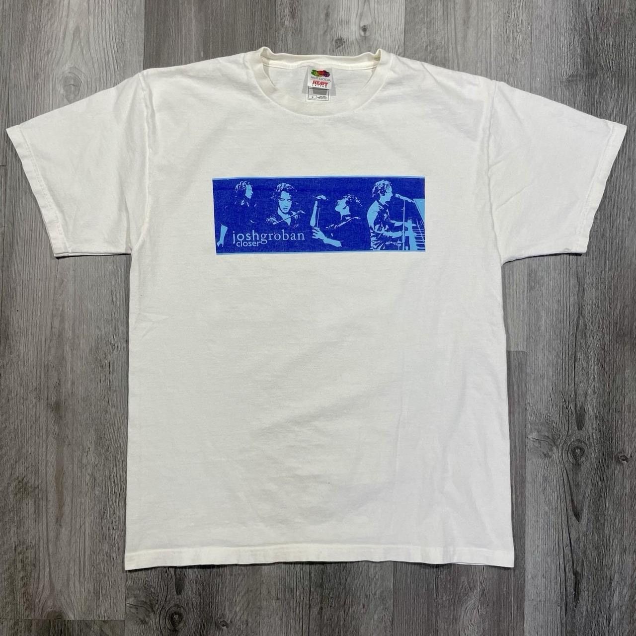Band Tees × Vintage Vintage 2004 Josh Groban Closer Tour T-Shirt Size US L / EU 52-54 / 3 - 1 Thumbnail