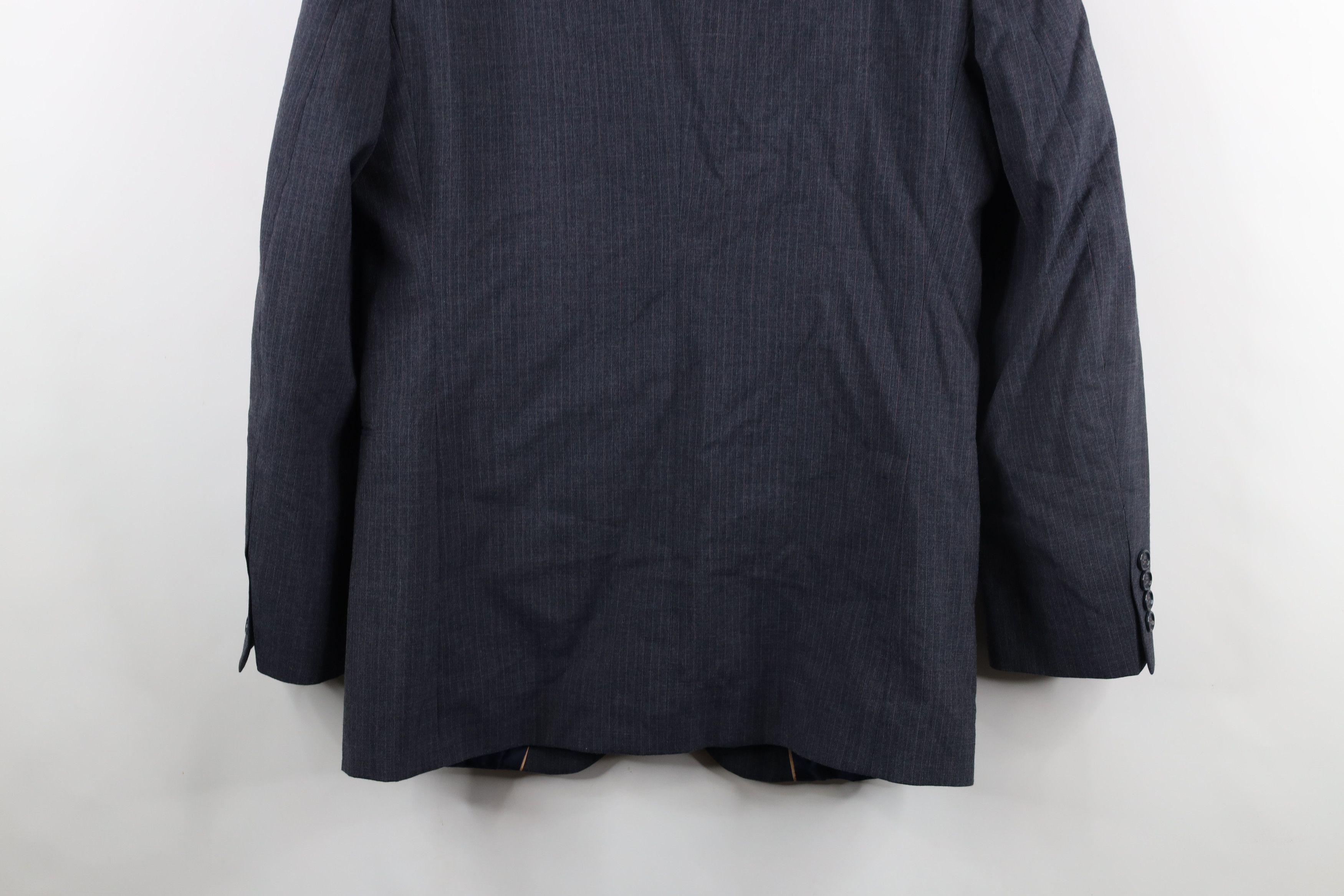 Vintage Vintage 80s 90s Streetwear Pinstriped Suit Coat Jacket Size US L / EU 52-54 / 3 - 15 Thumbnail