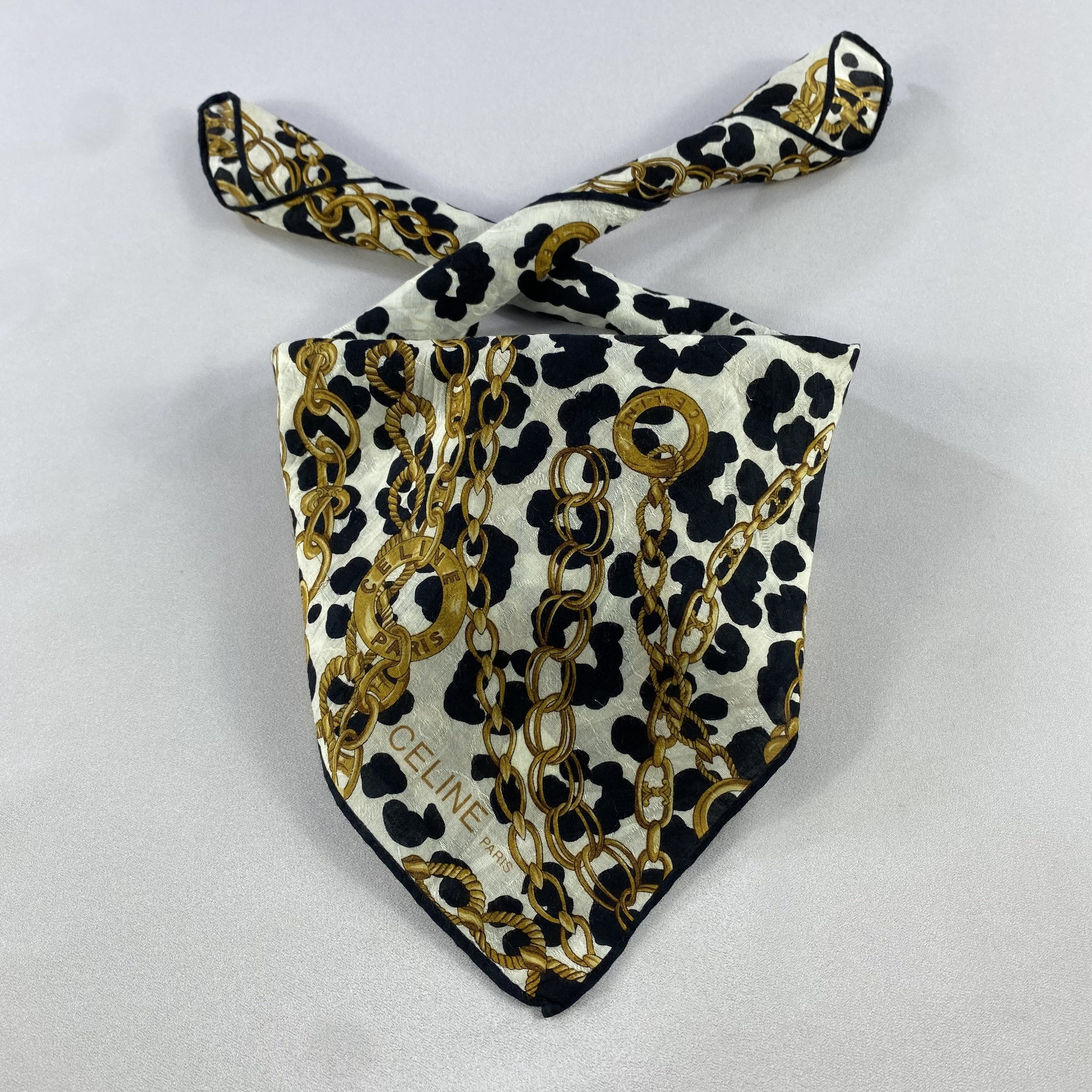 Celine × Vintage Celine Bandana/ Handkerchief / Neckerchief Size ONE SIZE - 1 Thumbnail