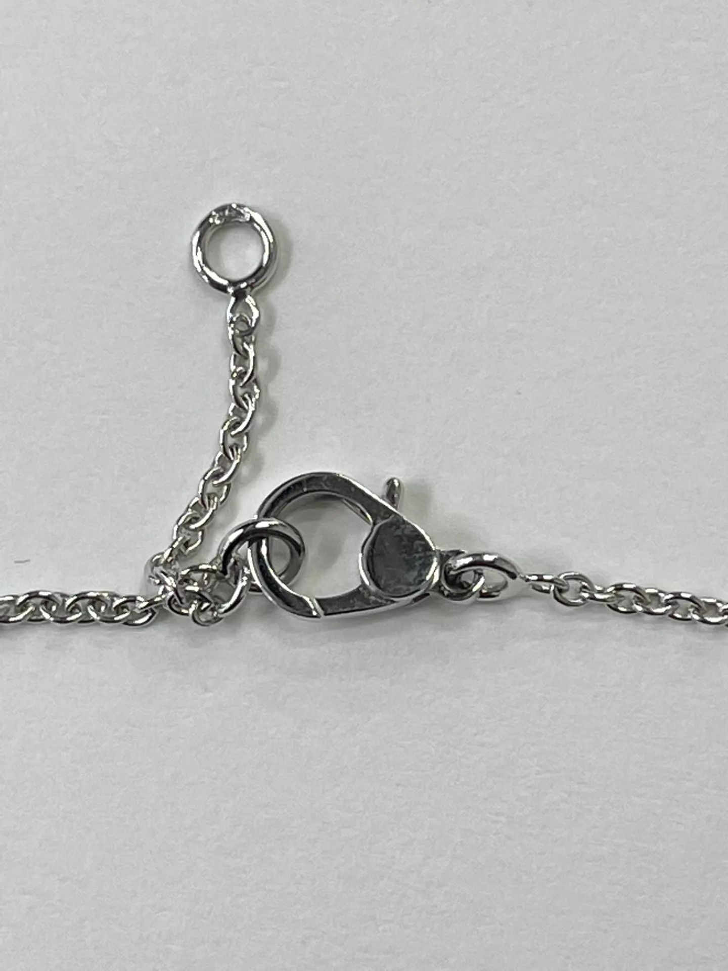 Hermes Hermes 18k WG Diamond Finesse Q Necklace Size ONE SIZE - 5 Thumbnail