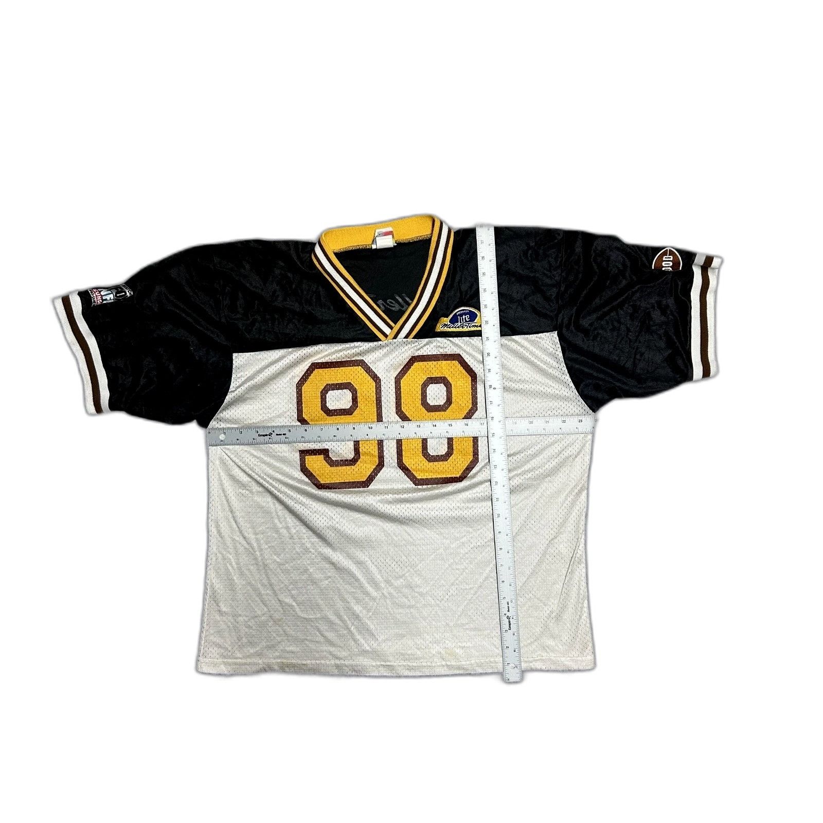 Nicole Miller Vintage 90's Miller Time Promo Football Jersey Men's XL Size US XL / EU 56 / 4 - 4 Thumbnail