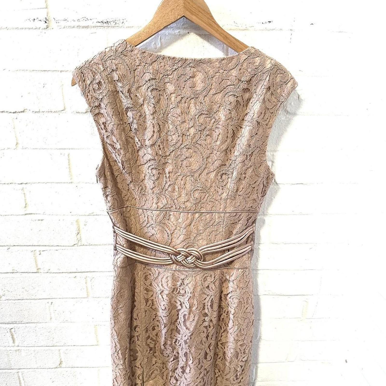 Other Women's Pink and Tan Dress Size L / US 10 / IT 46 - 3 Thumbnail