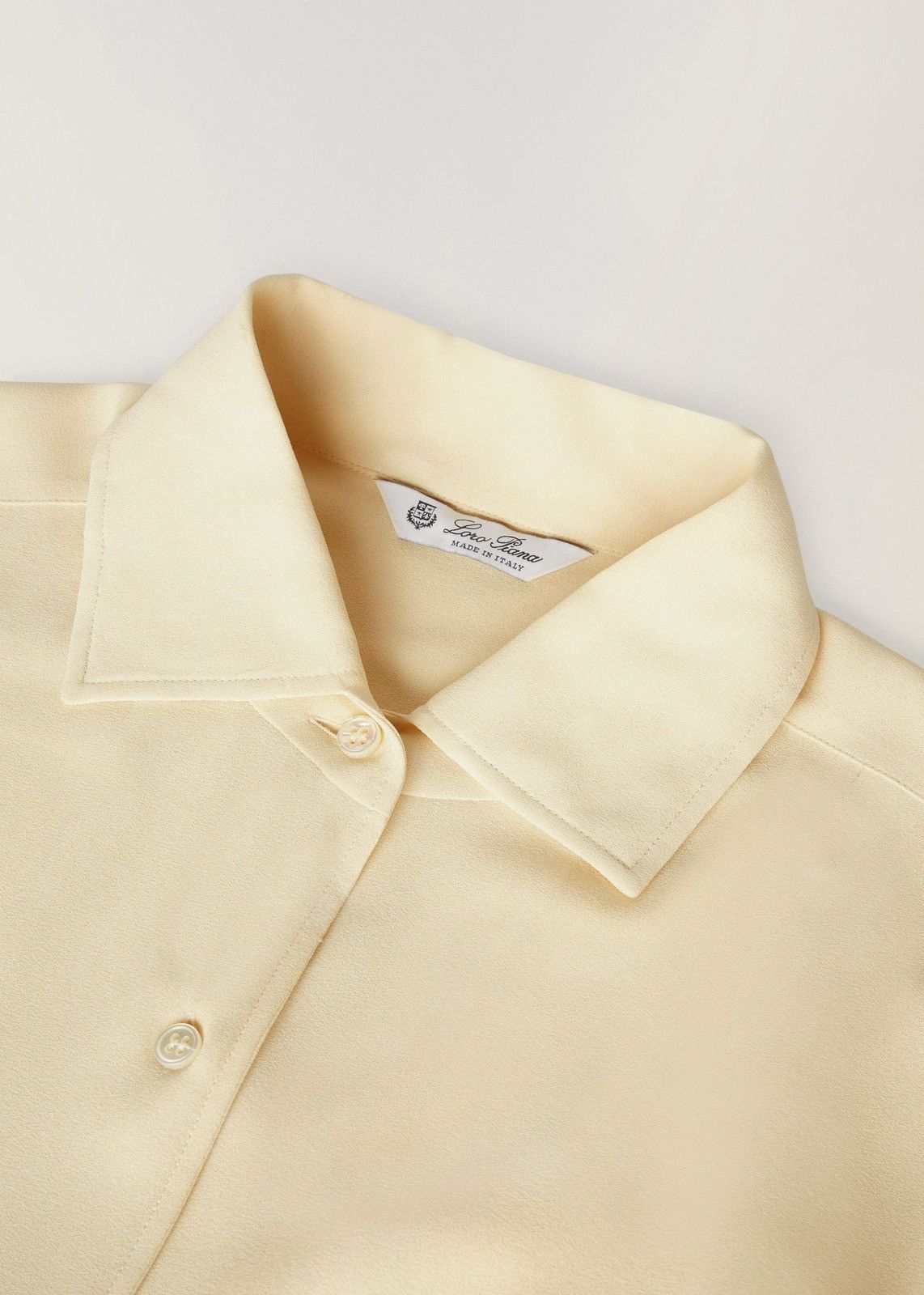 Loro Piana o1srvl11e0825 FAM8851 Neo Andrè Shirt in Beige Size S / US 4 / IT 40 - 4 Thumbnail