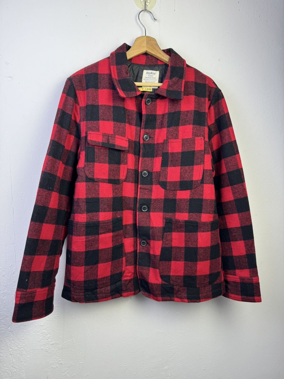 Oshkosh vintage OshKosh B'Gosh tartan rug jacket Size US L / EU 52-54 / 3 - 2 Thumbnail