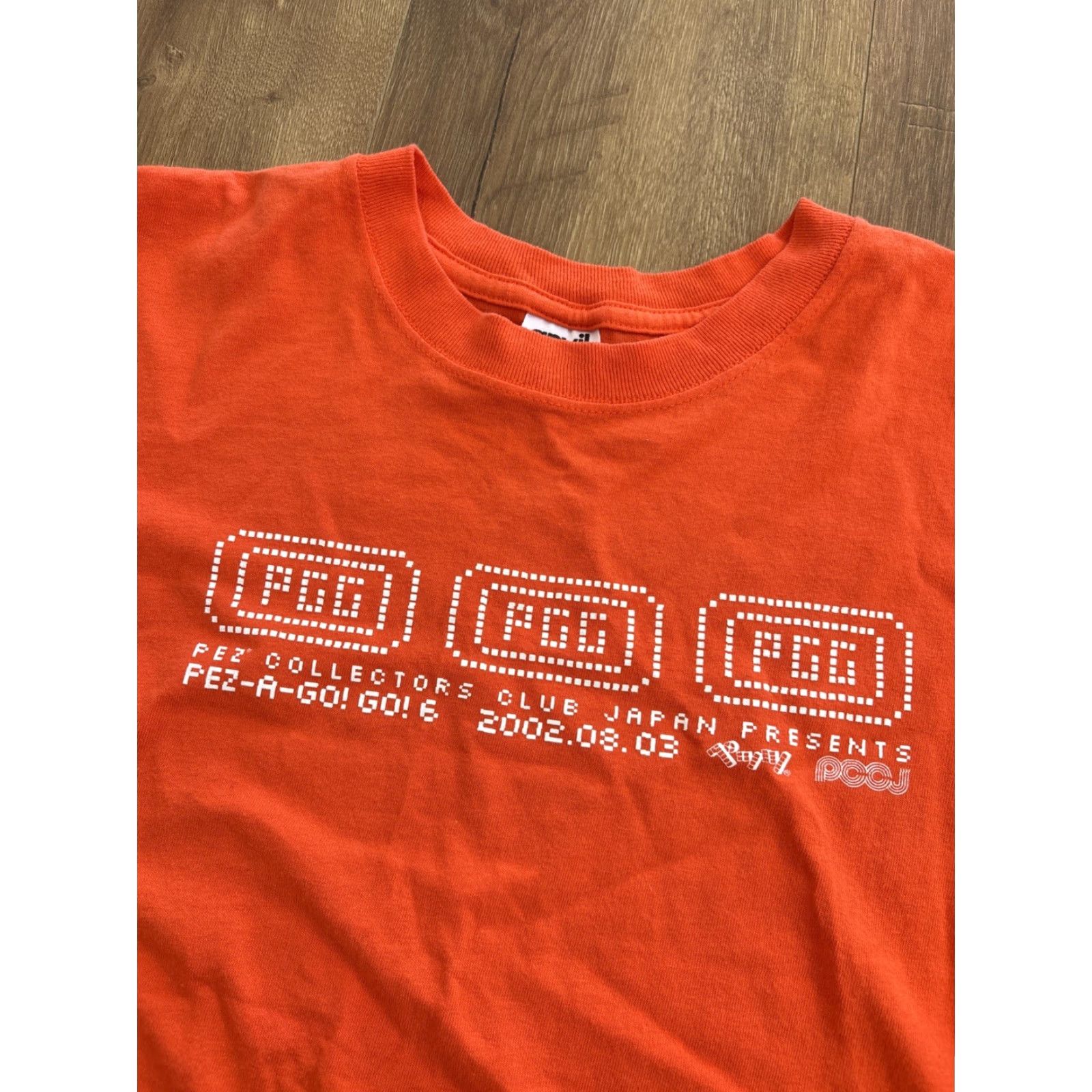 Gildan VINTAGE Pez A Go! Go! Pezcon Graphic Promo Tee Mens Medium Orange Size US L / EU 52-54 / 3 - 3 Thumbnail