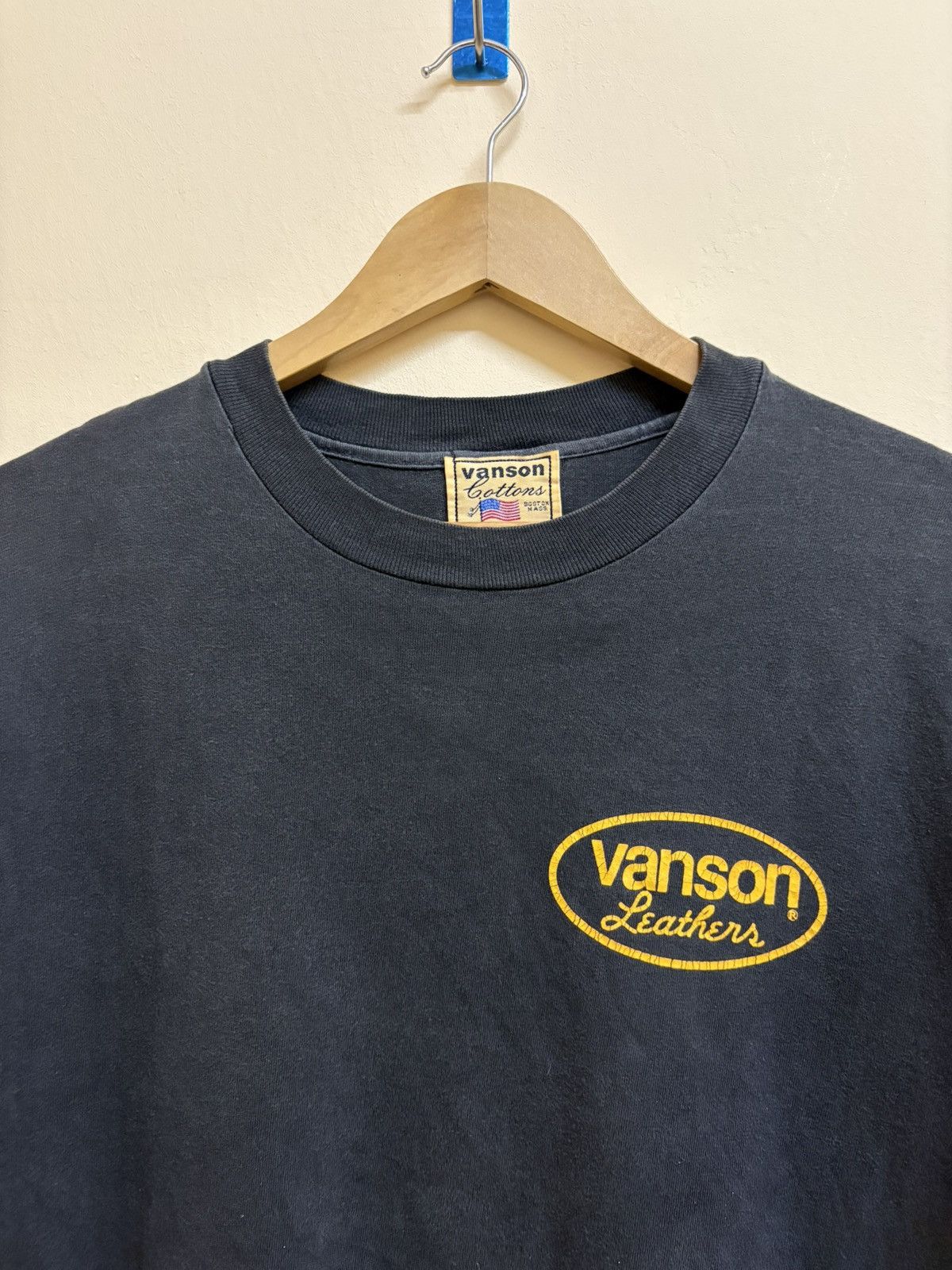 Vanson Leathers Vintage Vanson Leathers Spell Out Star Logo Sleeve Print Size US M / EU 48-50 / 2 - 6 Thumbnail