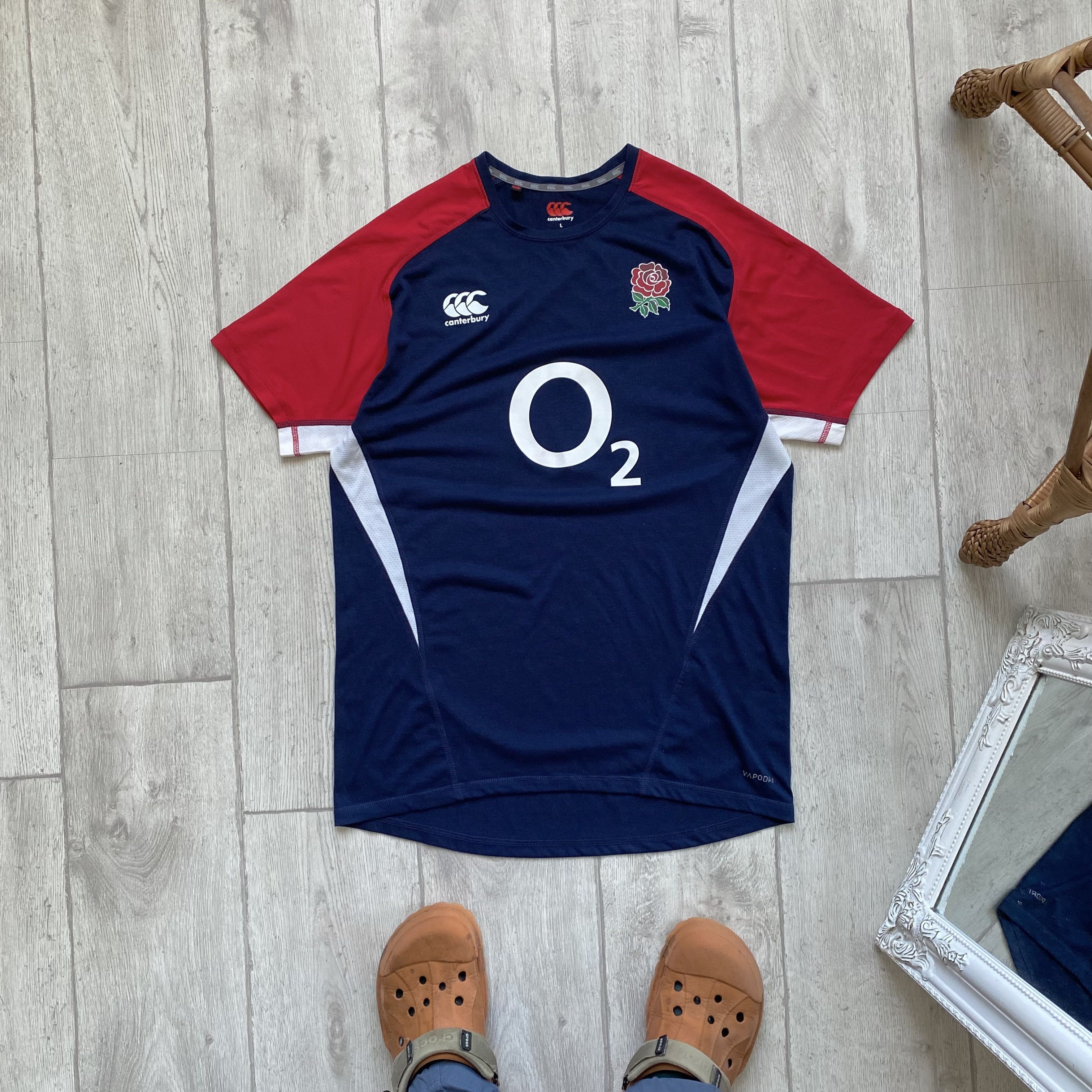 Canterbury of New Zealand 🏈Vintage Canterbury England Rugby Jersey Tee Shirt Blockore Size US M / EU 48-50 / 2 - 1 Thumbnail