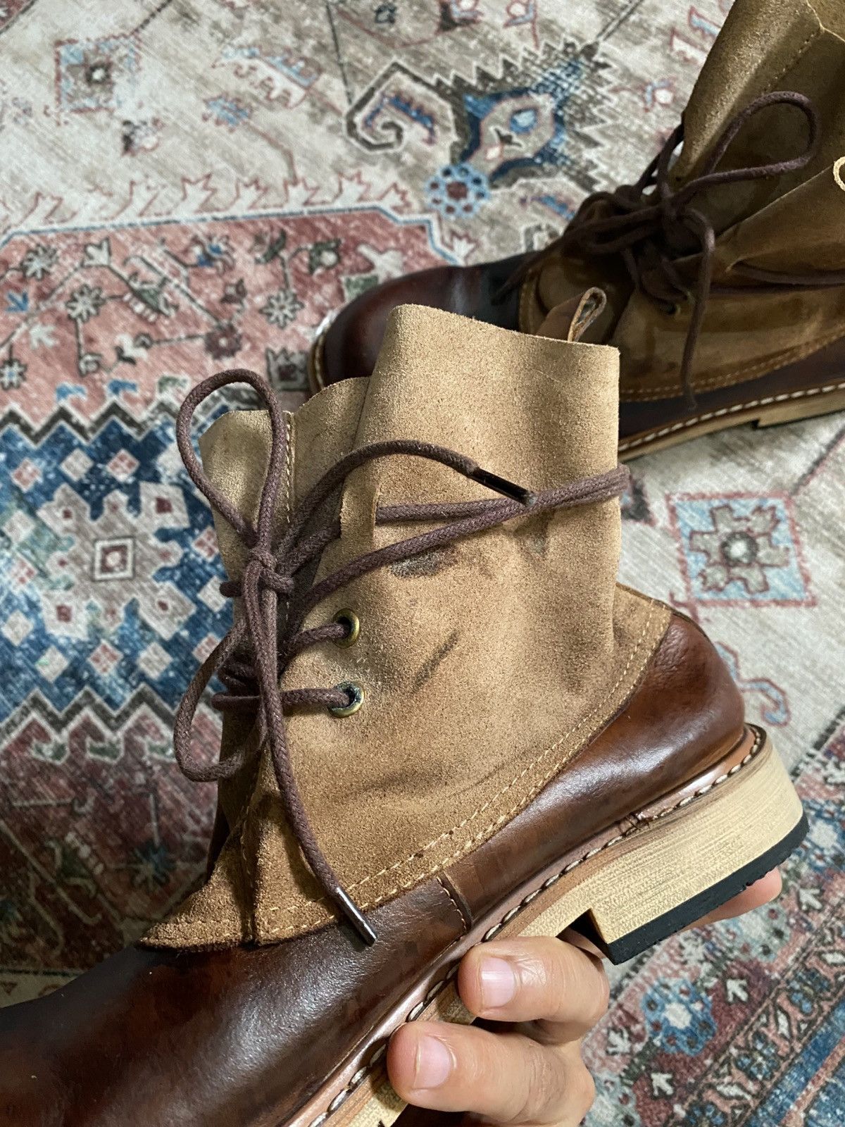 Vintage Vintage leather ankle boots Size US 8.5 / EU 41-42 - 8 Thumbnail