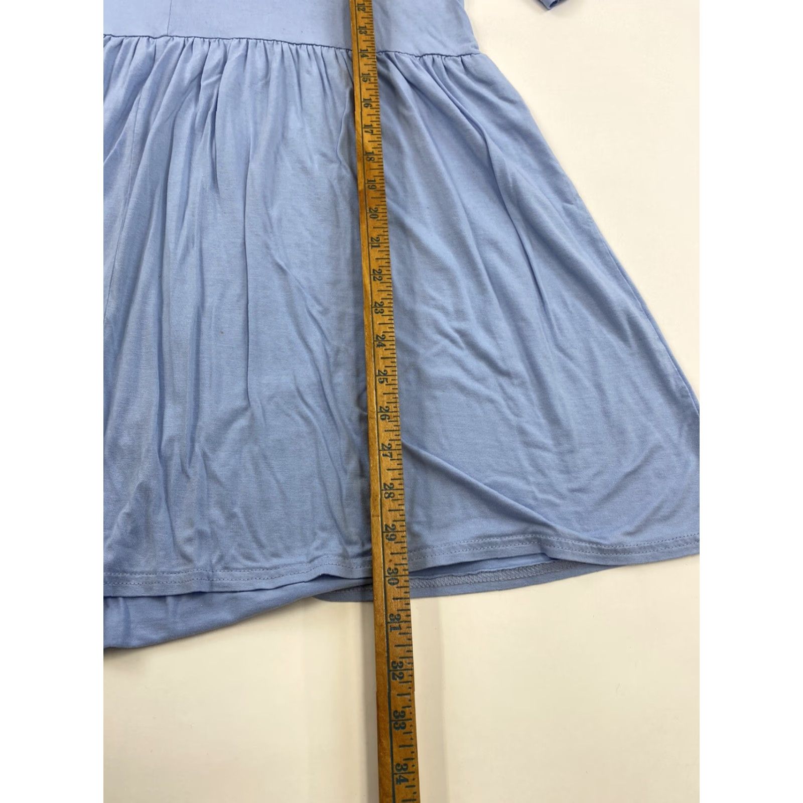 Missguided Missguided Dress Womens 2 Blue Frill Sleeve Maternity Smock Dress Size XS / US 0-2 / IT 36-38 - 6 Thumbnail