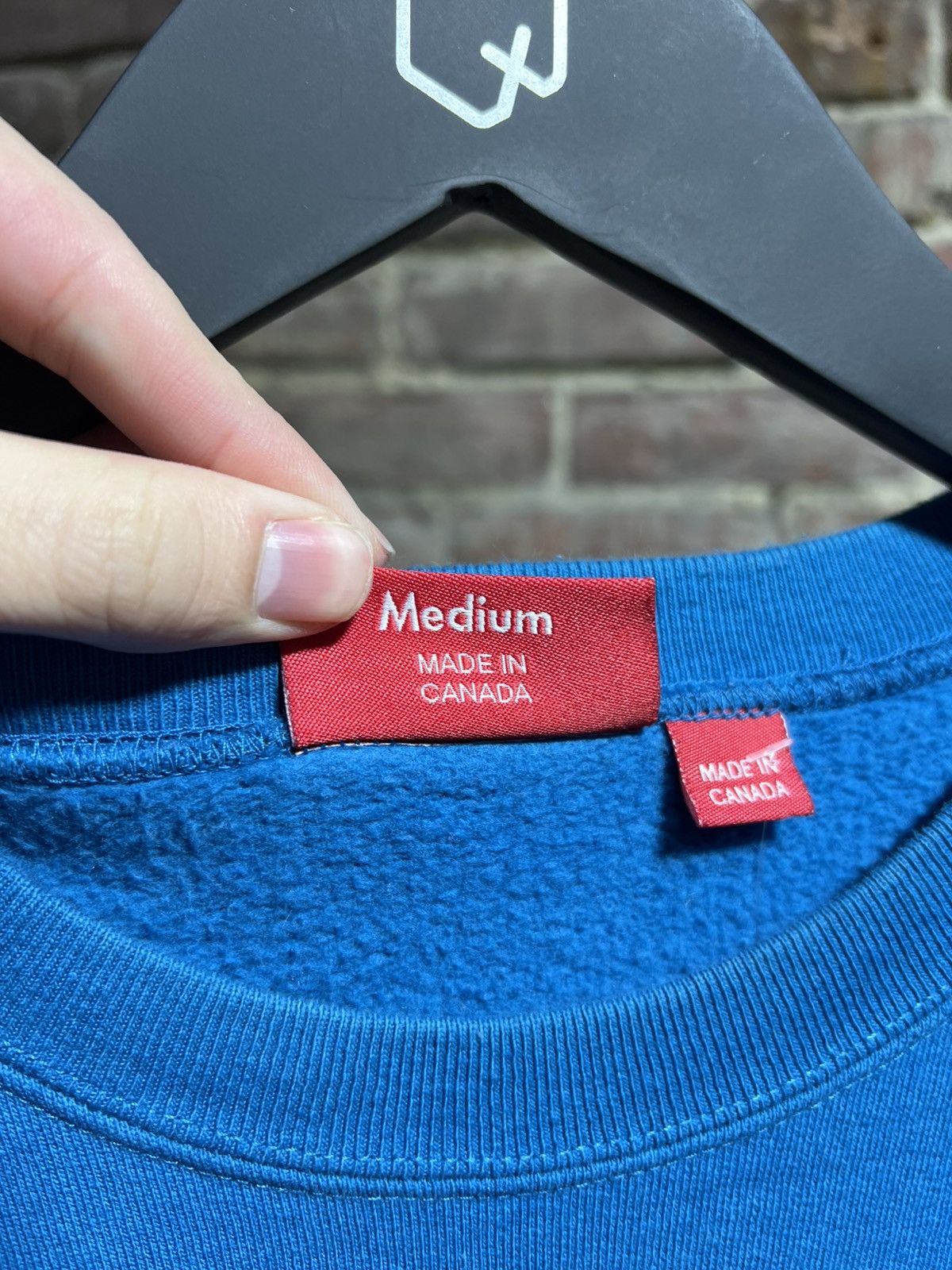 Supreme Supreme Side Logo Crewneck Sz. M Size US M / EU 48-50 / 2 - 4 Thumbnail