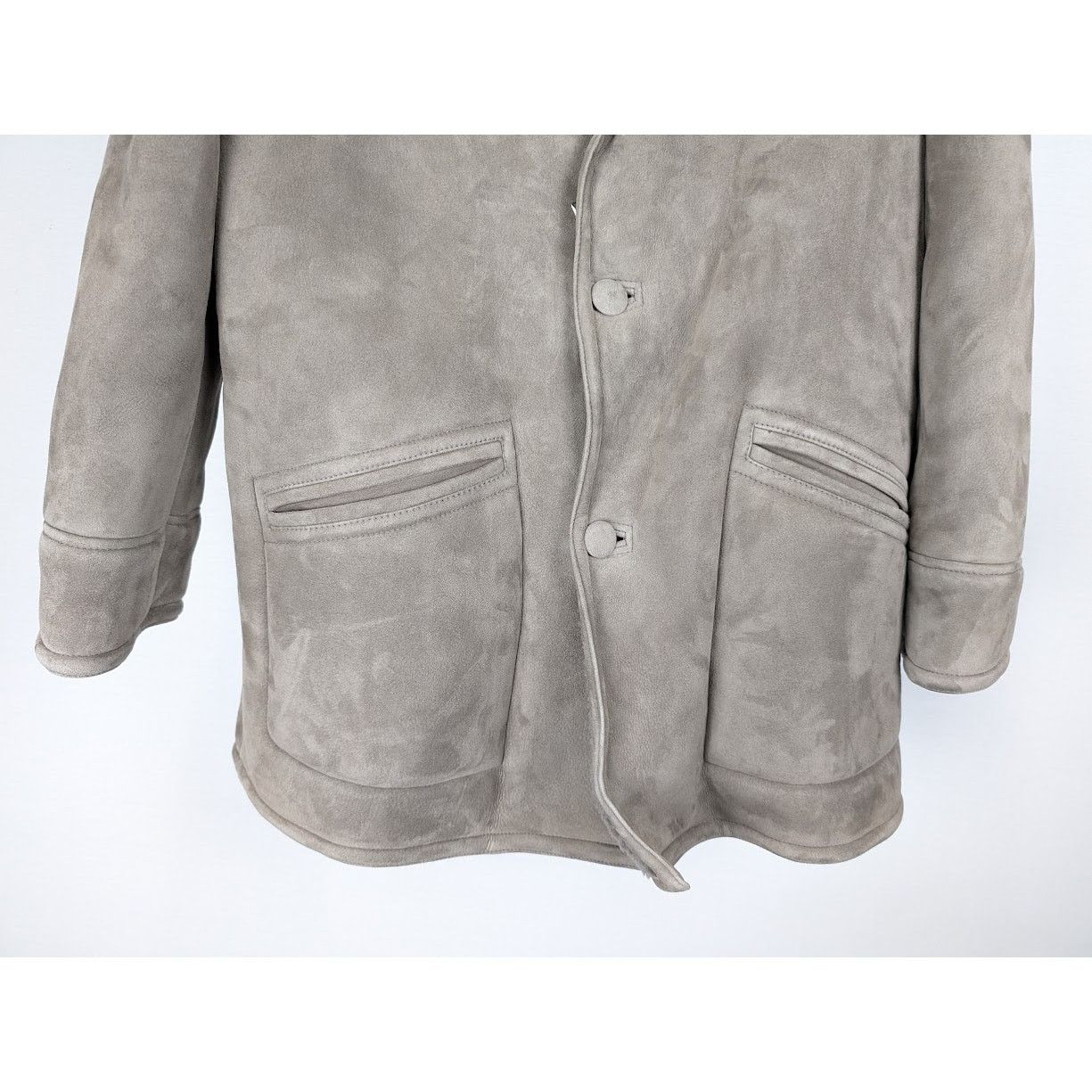 Gucci o1rshd1 Caban Curly Shearling in Grey Size US L / EU 52-54 / 3 - 8 Thumbnail
