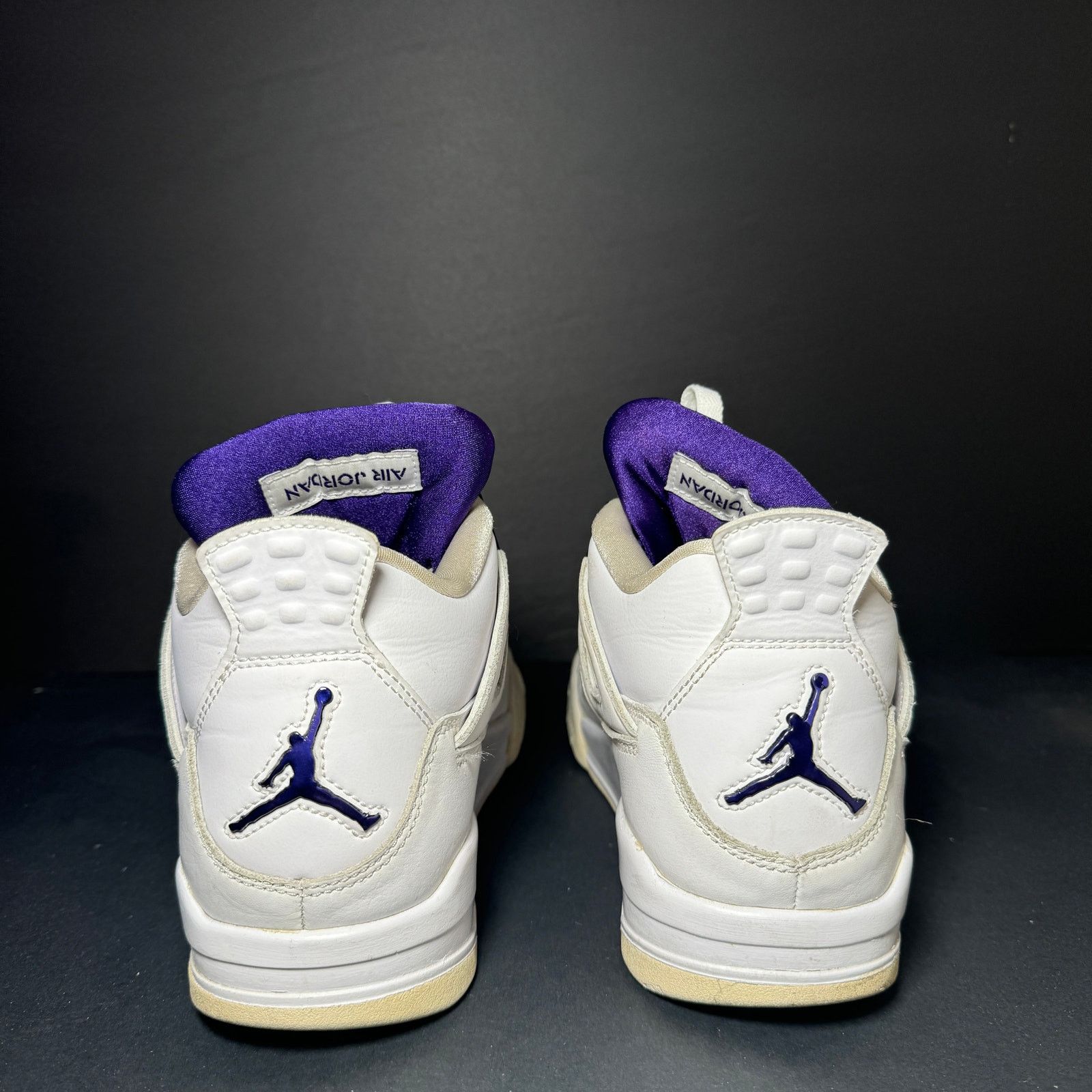 Jordan Brand × Nike Size 8 - Nike Air Jordan 4 Retro Purple Metallic Men's Shoes Size US 8 / EU 41 - 5 Thumbnail