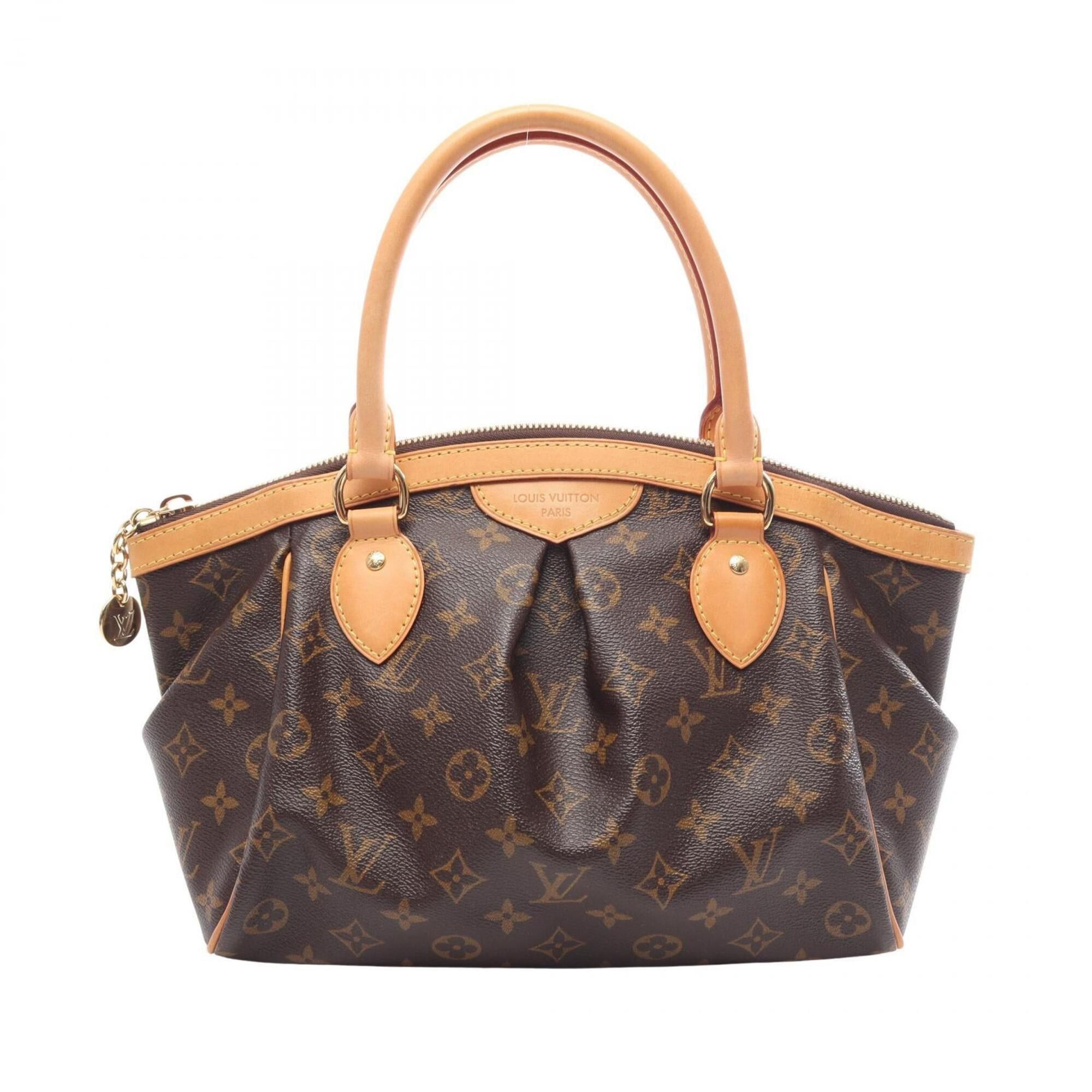 Louis Vuitton Louis Vuitton Tivoli PM Monogram Handbag, Coated Canvas and Leather, Pattern, Women's, Brown, M40143 Size ONE SIZE - 1 Thumbnail