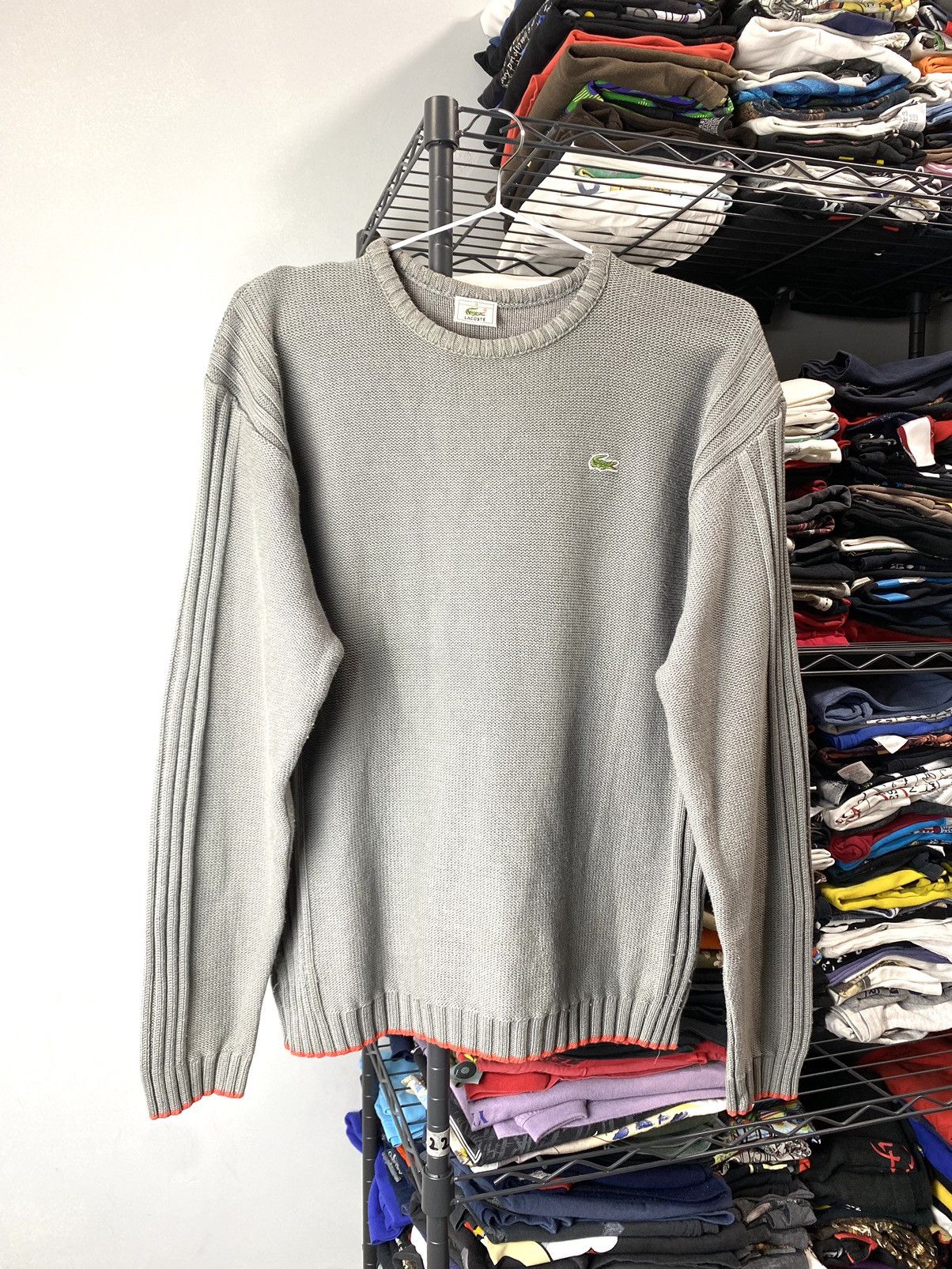 Lacoste 90’s Vintage Lacoste Knit Sweater Casual Wear Size US S / EU 44-46 / 1 - 1 Thumbnail