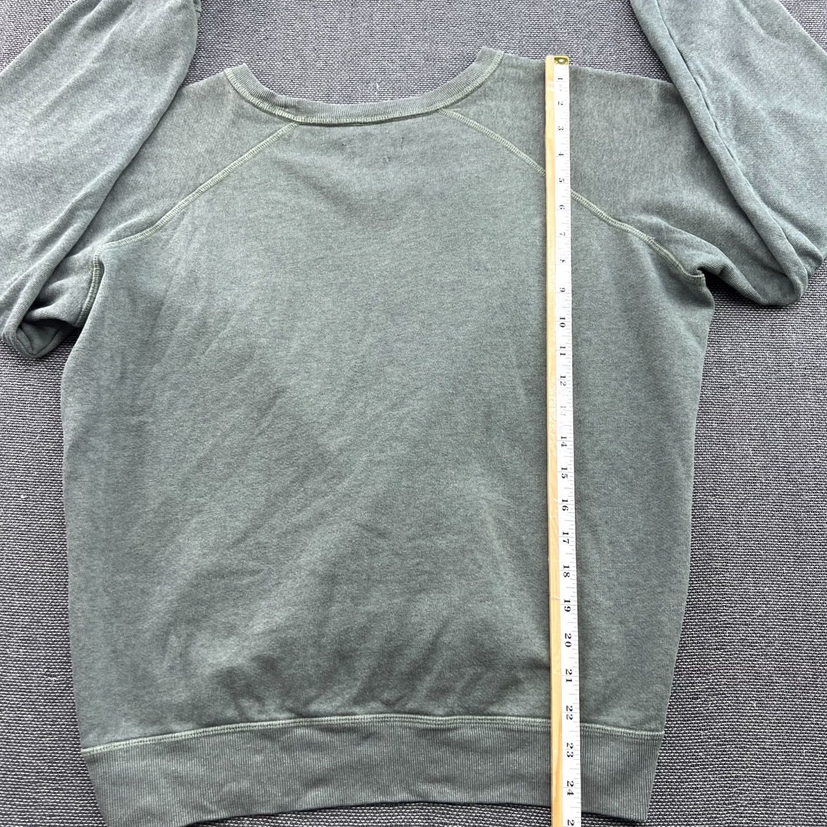 Isabel Marant VINTAGE Isabel Marantz Etoile Womens Sweatshirt Size 40 Green Crewneck Pullover Regular Cotton Canvas Long Sleeve Crewneck Sweatshirt Womens Size S / US 4 / IT 40 - 6 Thumbnail
