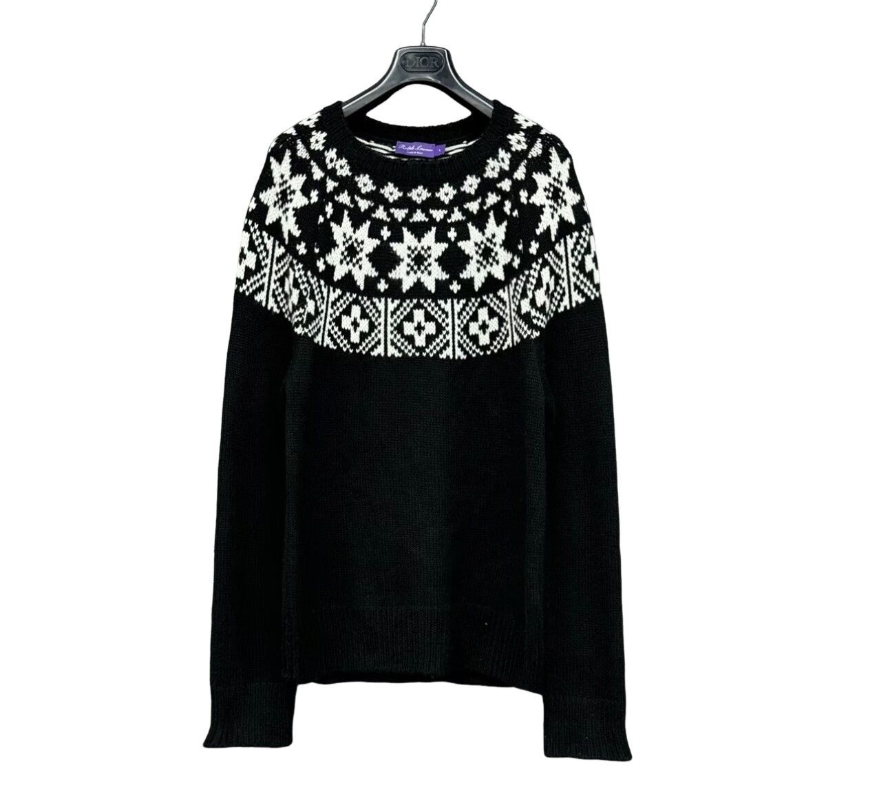 Ralph Lauren Purple Label Ralph Lauren Purple Label Fair Isle Cashmere Sweater L Size US L / EU 52-54 / 3 - 1 Thumbnail