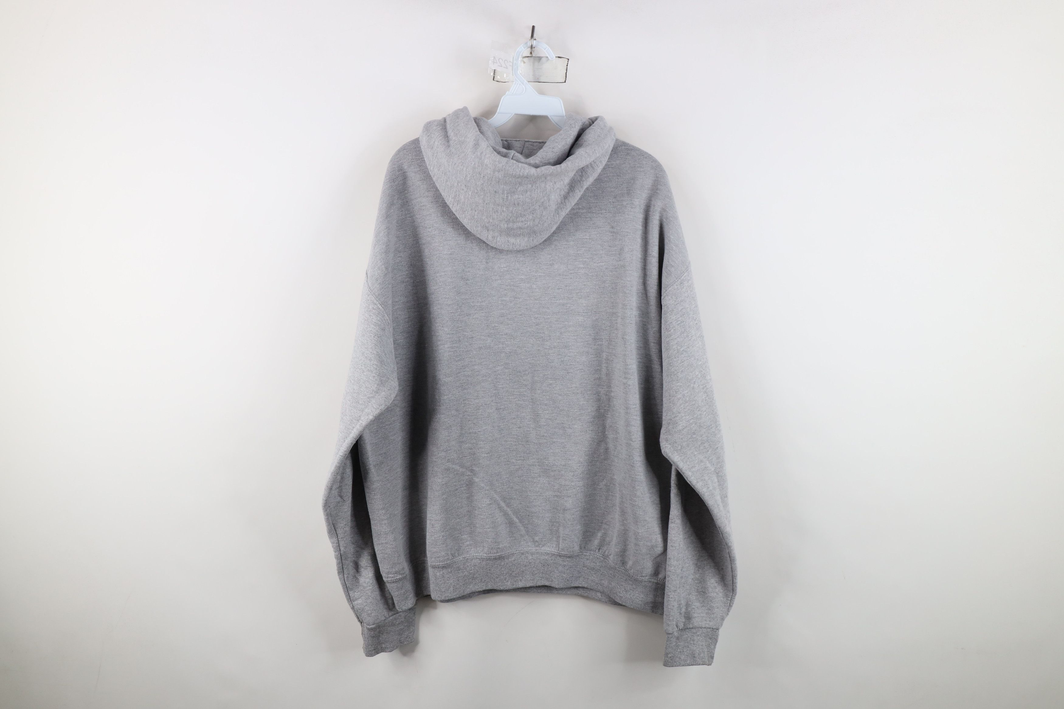 Vintage Vintage 90s Streetwear Blank Hoodie Sweatshirt Heather Gray Size US XL / EU 56 / 4 - 9 Thumbnail