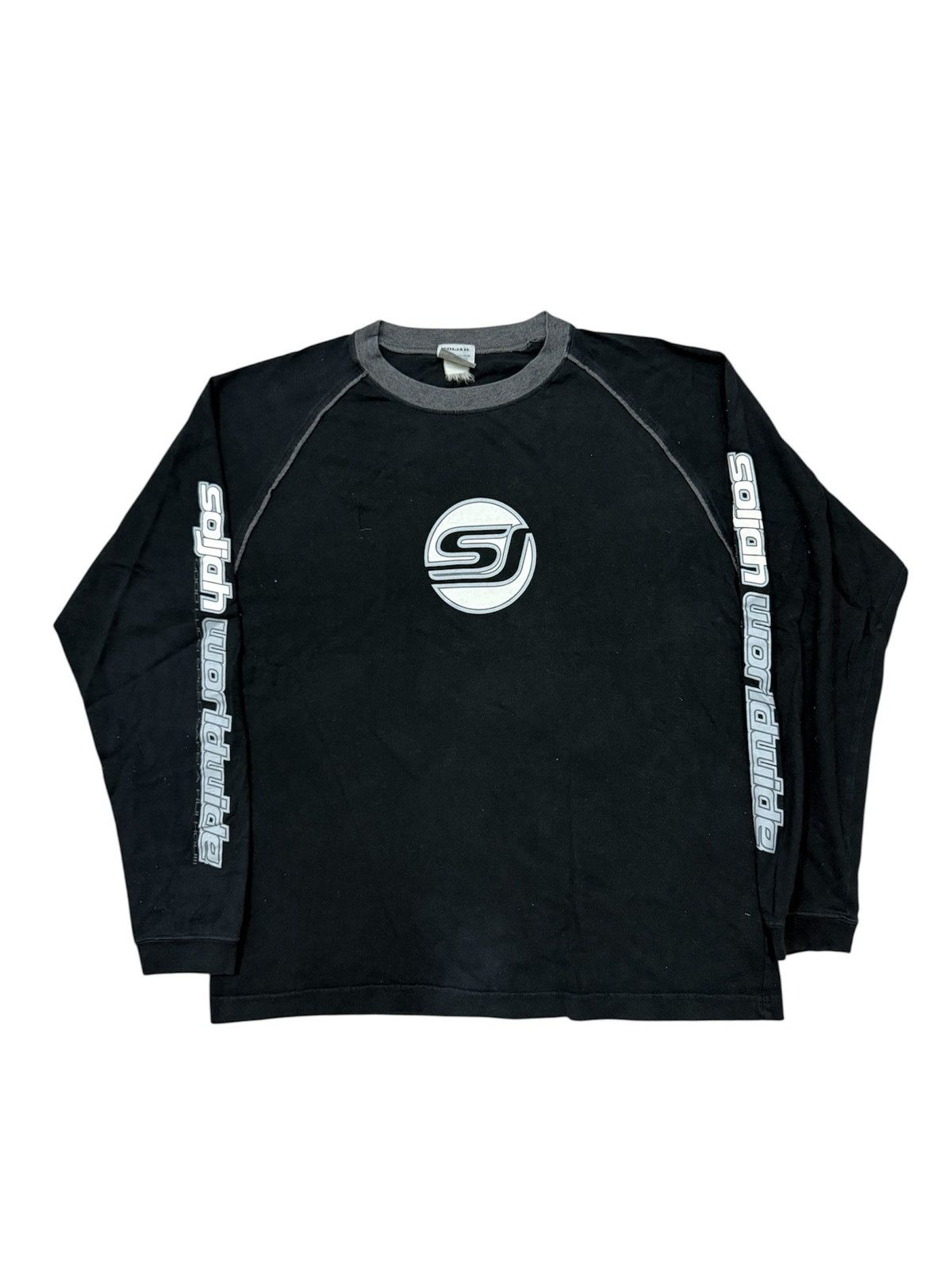 Vintage Vintage Soljah Worldwide Spellout Longsleeve Tshirt Size US S / EU 44-46 / 1 - 1 Thumbnail