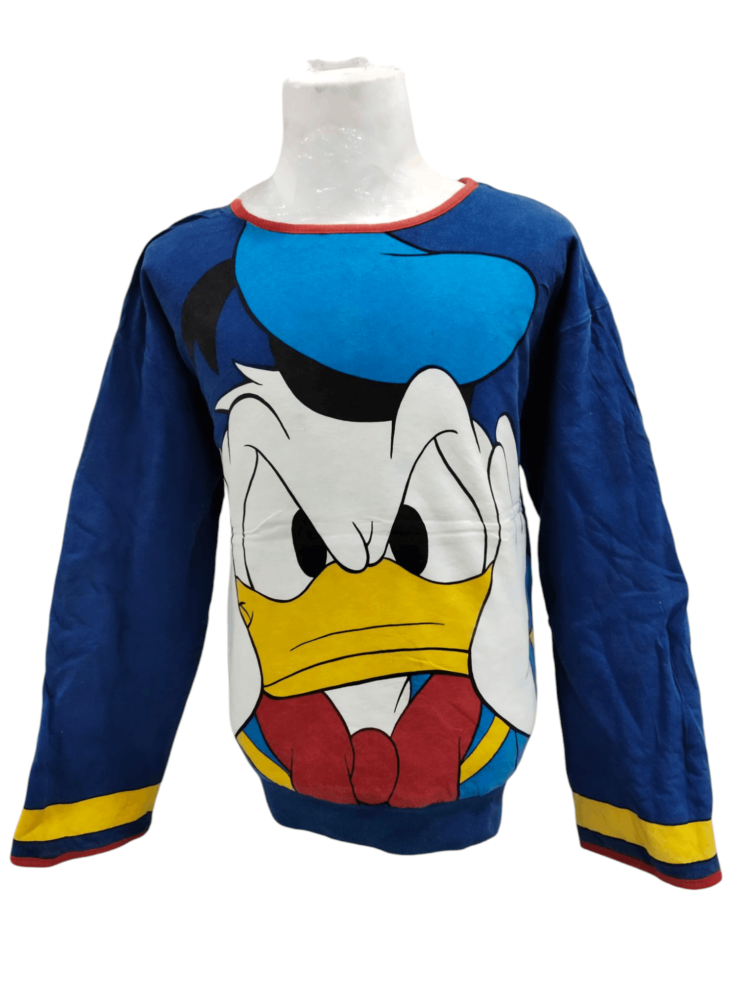 Cartoon Network × Disney × Vintage Vintage Donal Duck Fullprint Reversible Sweatshirt Size US XL / EU 56 / 4 - 6 Thumbnail