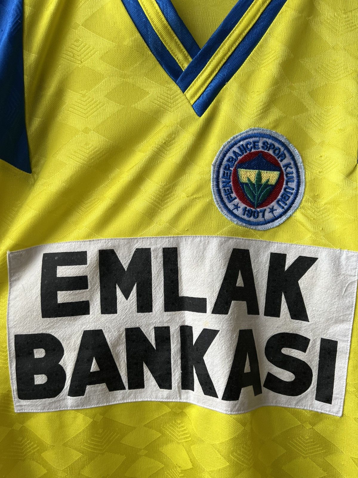 Vintage 1991/93 FENERBAHCE HOME RETRO REPLICA #8 SOCCER JERSEY SHIRT Size US M / EU 48-50 / 2 - 5 Thumbnail