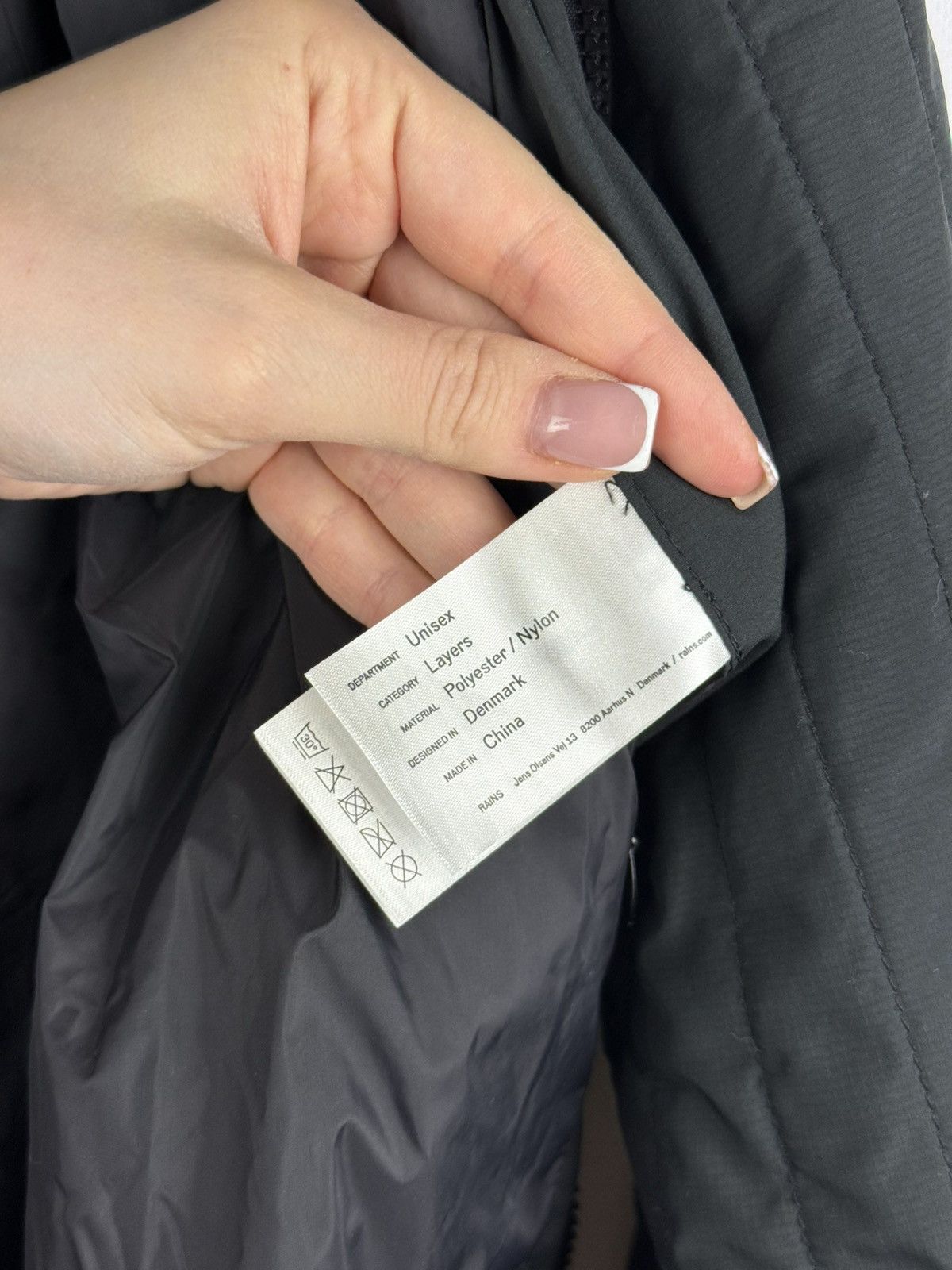 Rains Rains Unisex Nylon Quilted Full Zip Layer Jacket Size Xs / S Size US XS / EU 42 / 0 - 19 Thumbnail