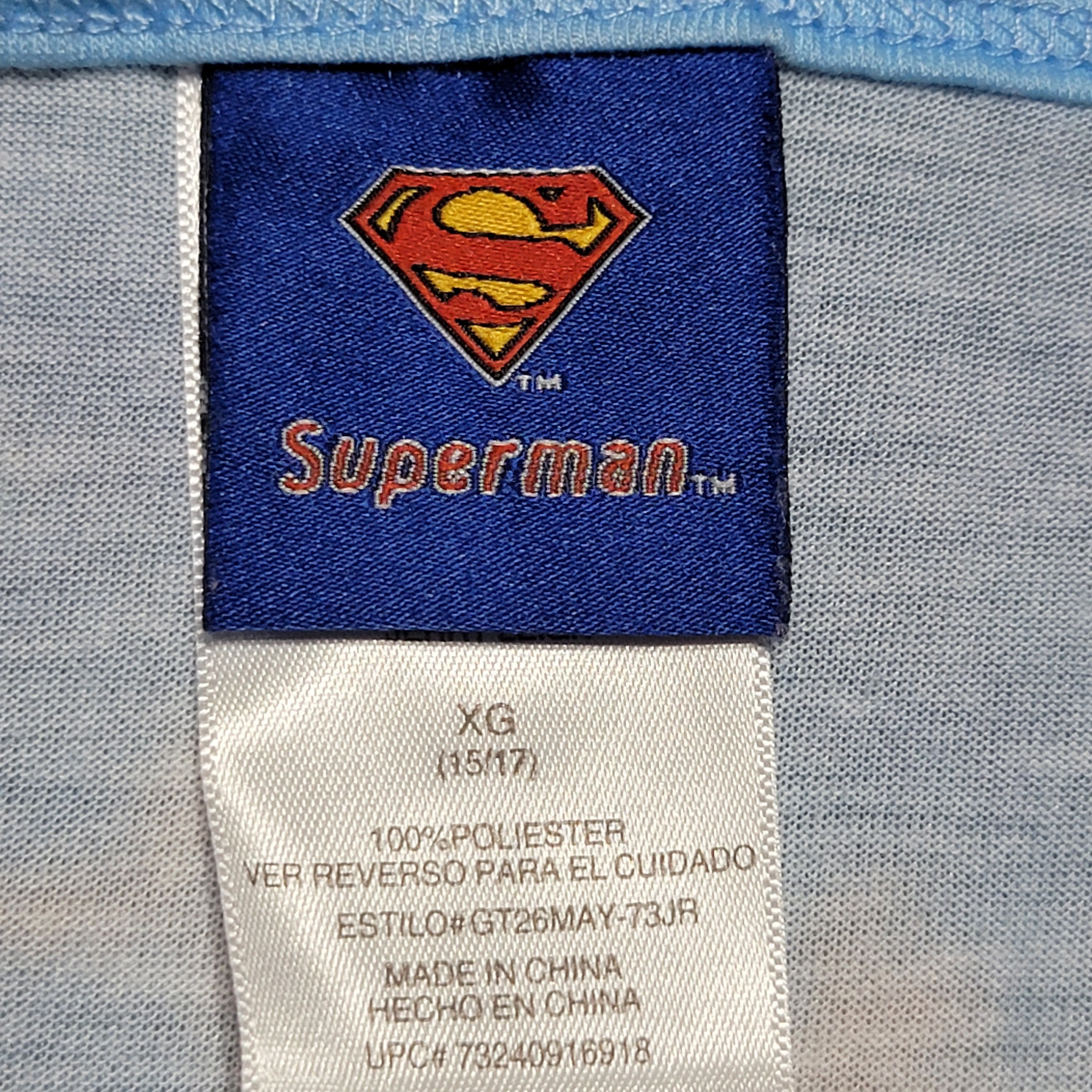 Other Superman Graphic Sky Blue Tank Top - Size Junior XL (15-17) Size XL / US 12-14 / IT 48-50 - 4 Thumbnail
