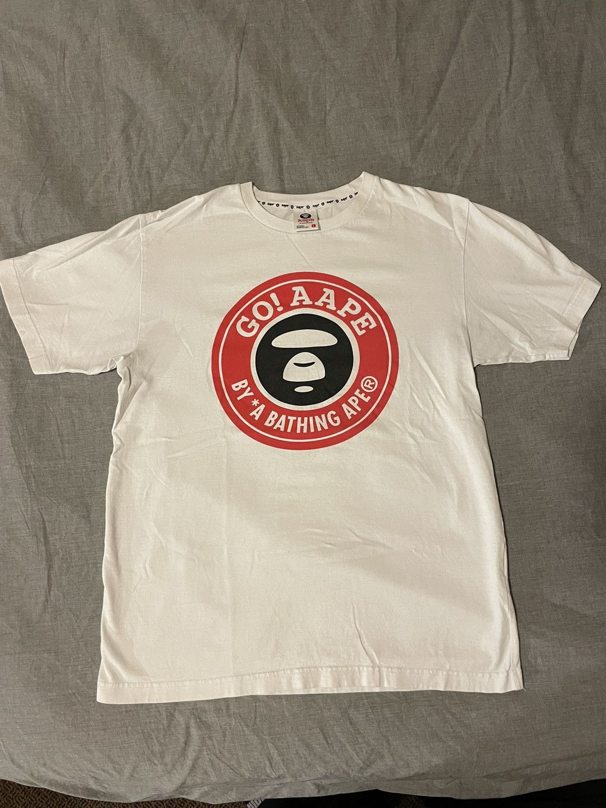 Aape × Bape Go Aape by Bathing Ape Tee Size US L / EU 52-54 / 3 - 1 Thumbnail
