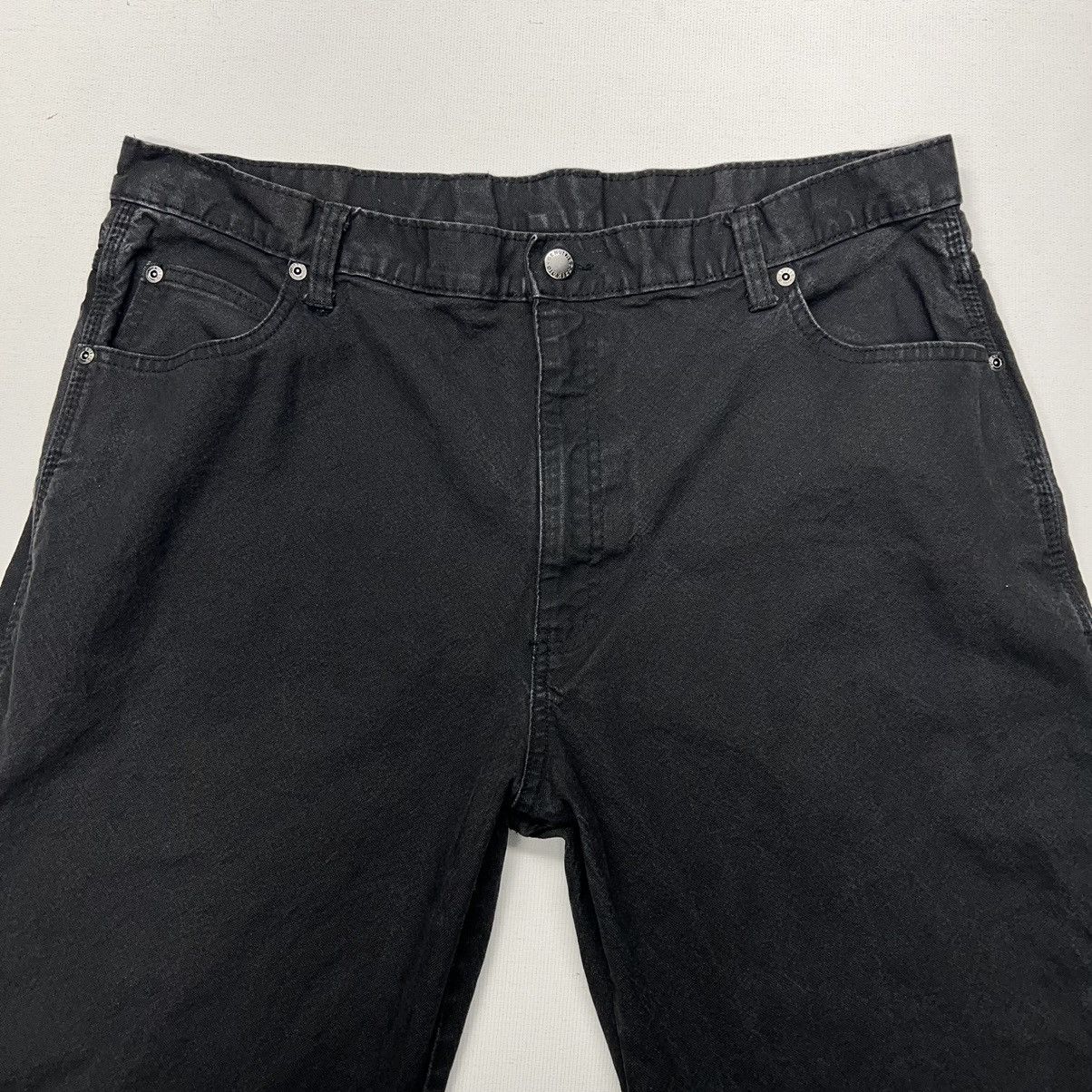 Dickies × Vintage VTG Dickies Pants Black Carpenter Straight Worn Workwear Size US 38 / EU 54 - 4 Thumbnail