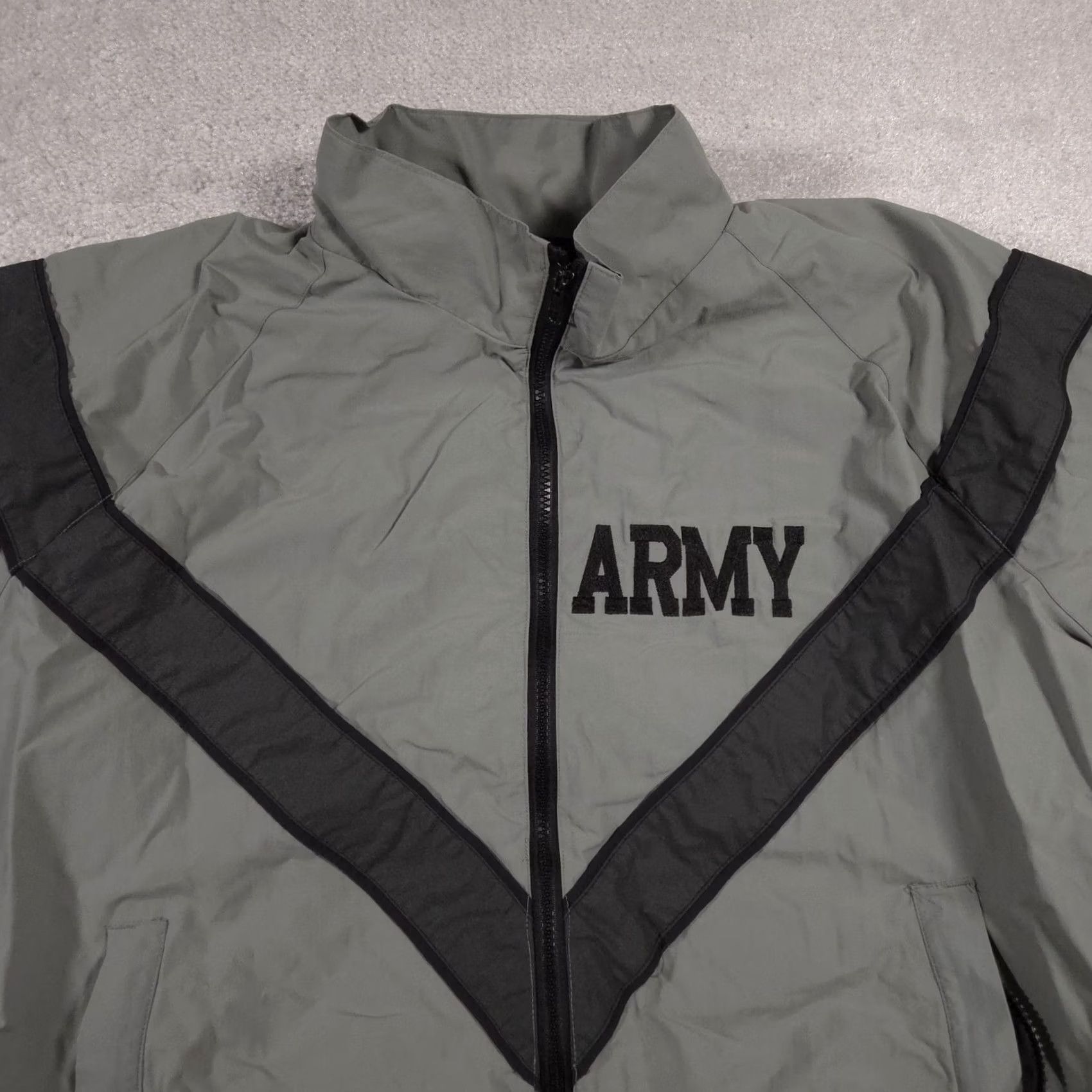 Vintage Army IPFU Jacket Mens M Gray Full Zip Windbreaker Nylon Military Size US M / EU 48-50 / 2 - 3 Thumbnail