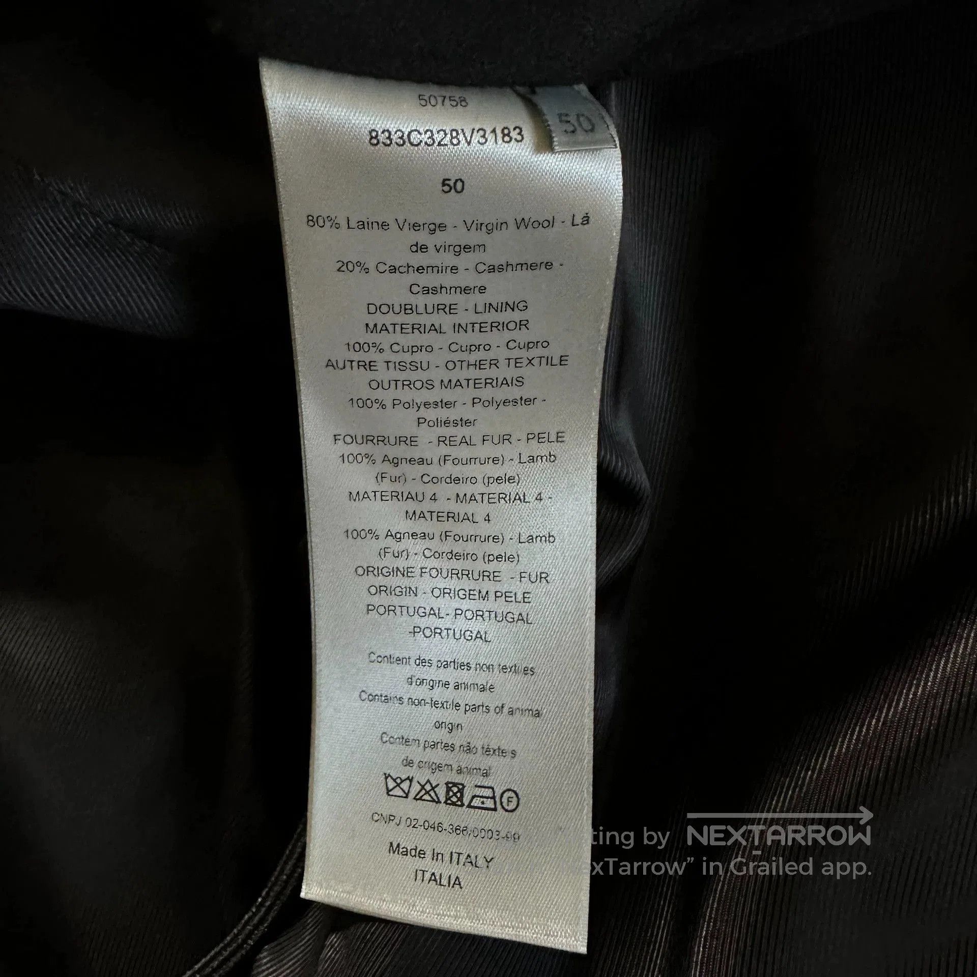 Dior Dior Homme Fur Collar Parka Coat. Size US M / EU 48-50 / 2 - 6 Thumbnail