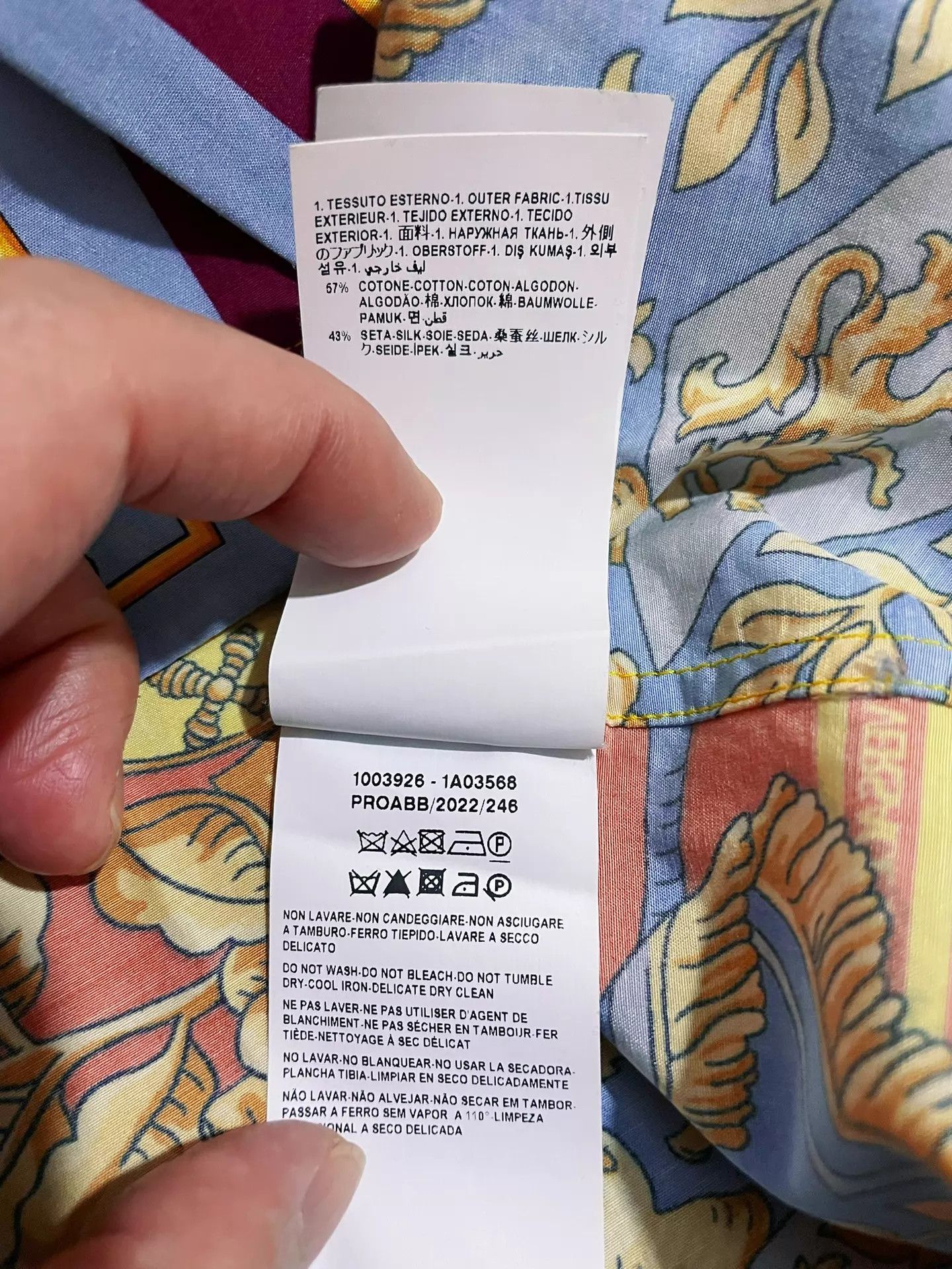 Versace Versace Runway Limited Crown Bowling Short Sleeve Tee Size US M / EU 48-50 / 2 - 9 Thumbnail