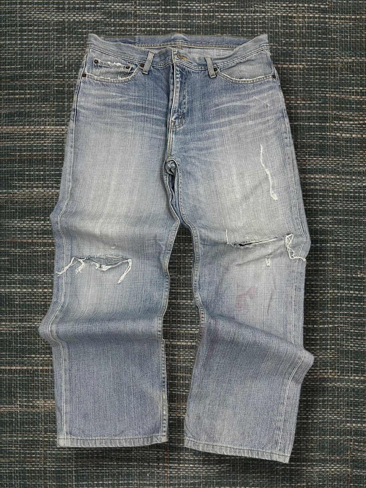 Levi's Vintage Clothing Vintage 90s Og Designer Levis 533 Original Distressed Denim Size US 35 - 1 Thumbnail