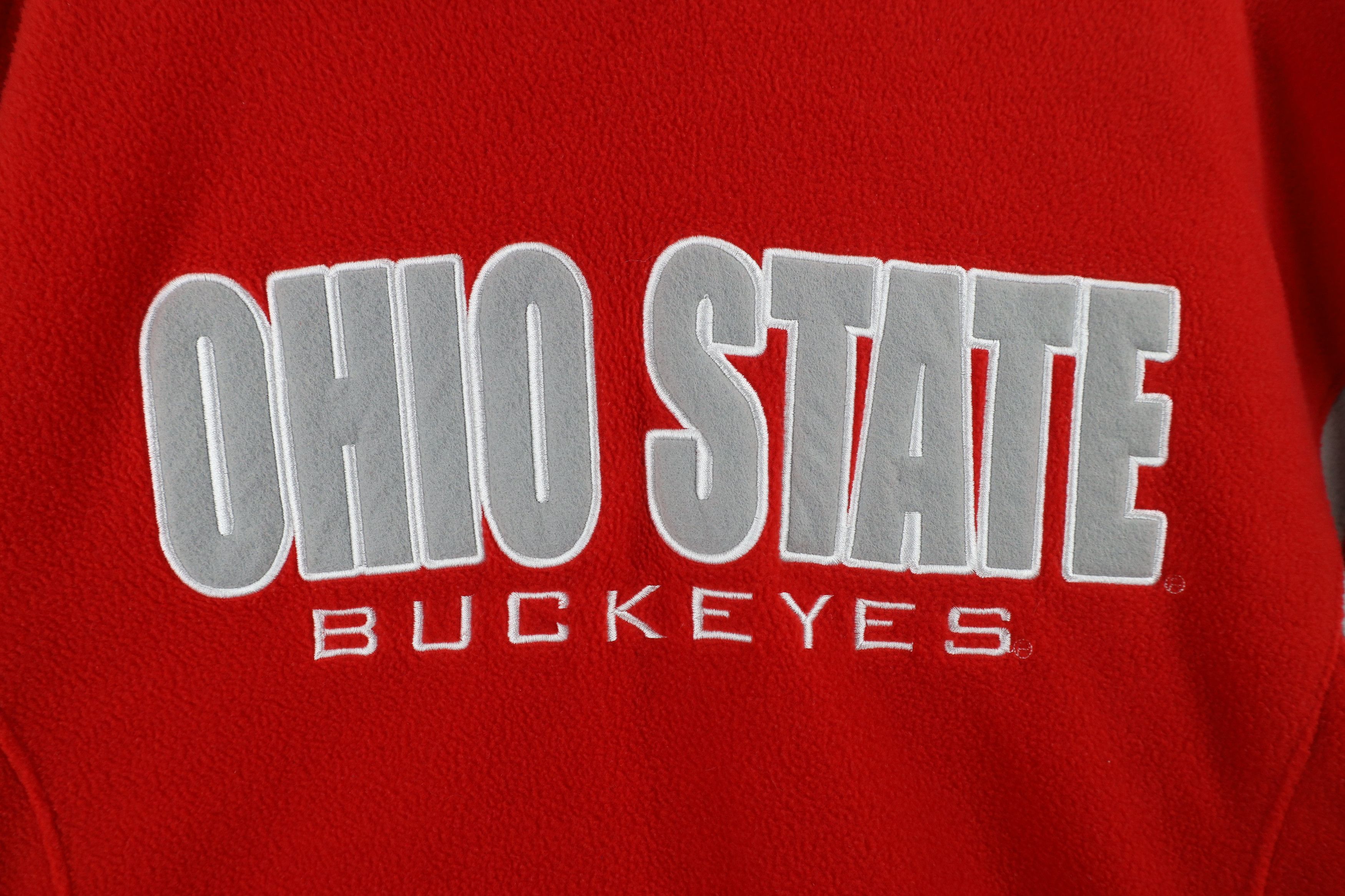 Vintage Vintage 90s Ohio State University Fleece Hoodie Sweatshirt Size US XL / EU 56 / 4 - 5 Thumbnail