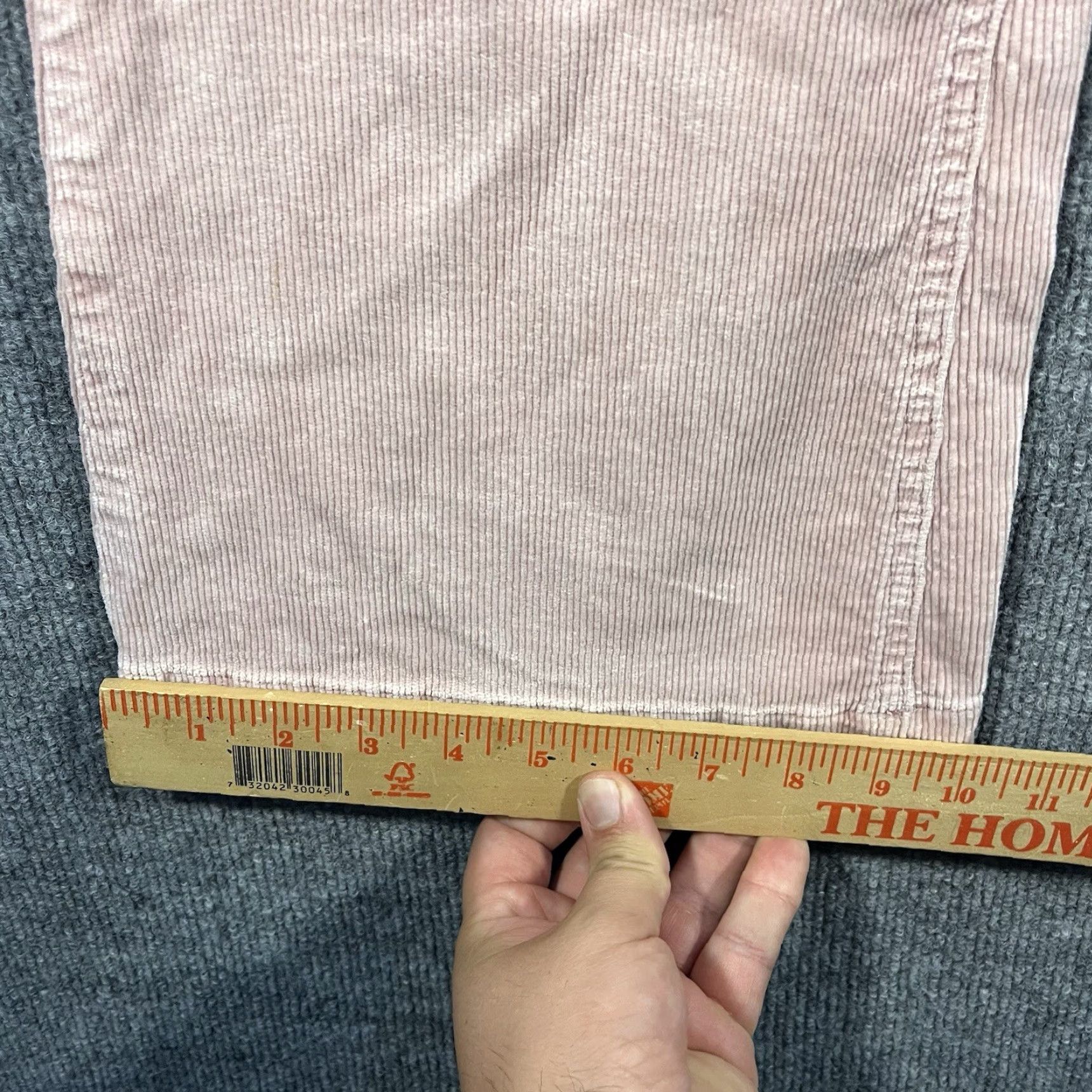 Vintage Pilcro + The Letterpress Pants Womens 27 High Rise Trouser Bootcut Corduroy Pink Size 27" / US 4 / IT 40 - 6 Thumbnail