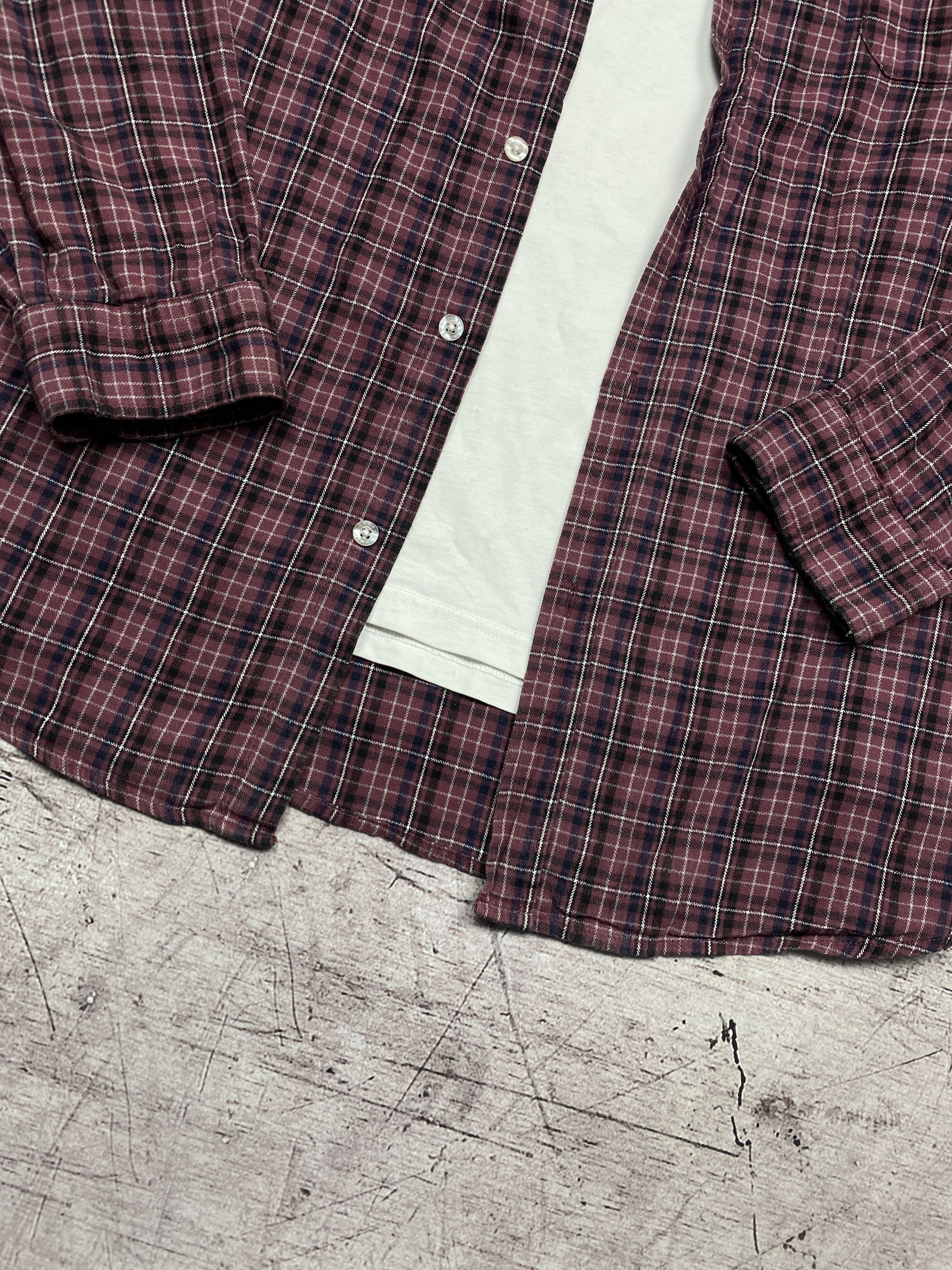 Edwin × Flannel Edwin Vintage Standard Flannel Plaid Shirt Y2K Size US L / EU 52-54 / 3 - 4 Thumbnail