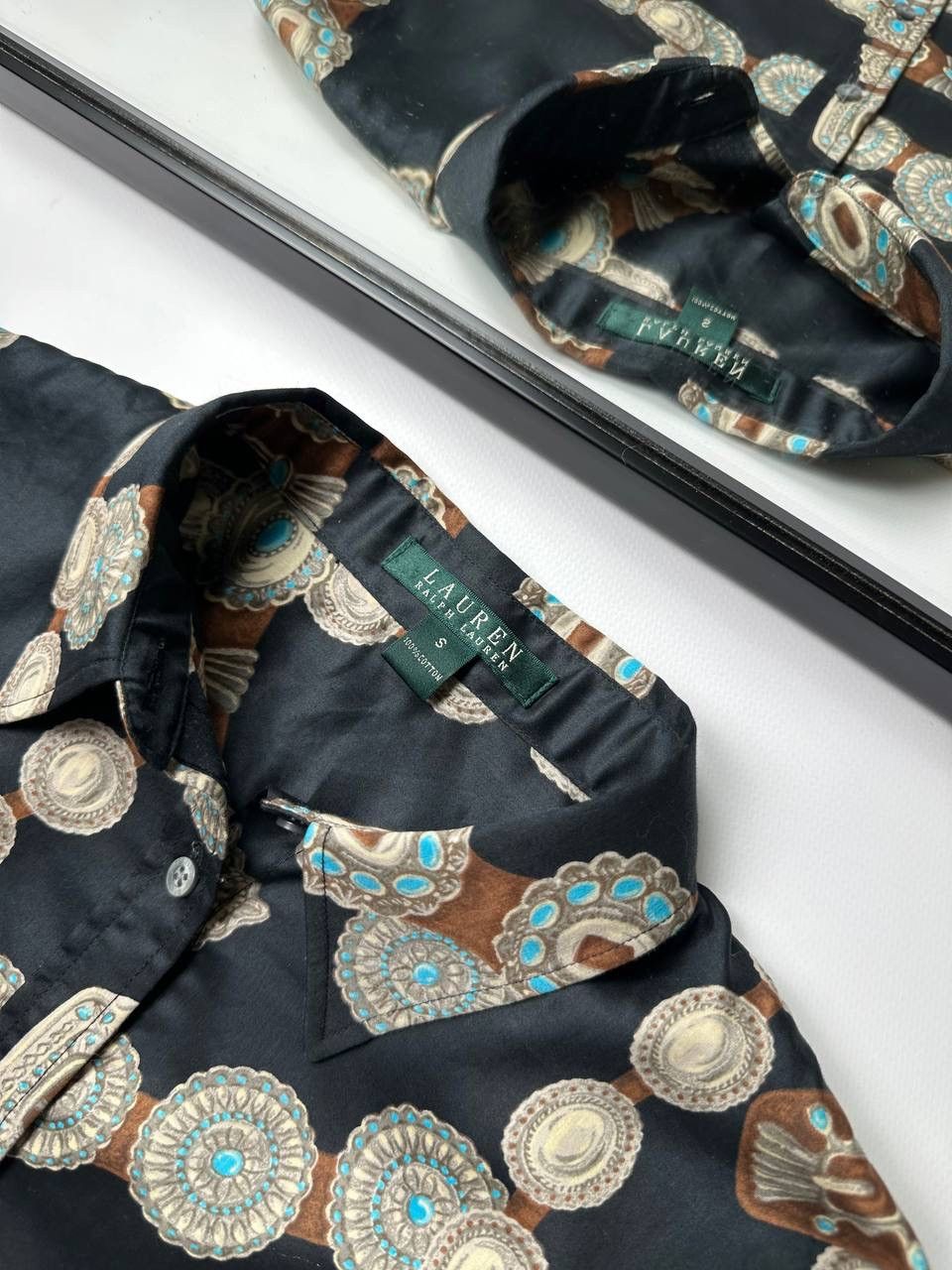 Polo Ralph Lauren Polo Ralph Lauren Full Belt-Printed Shirt Button Up Size S Size S / US 4 / IT 40 - 2 Thumbnail