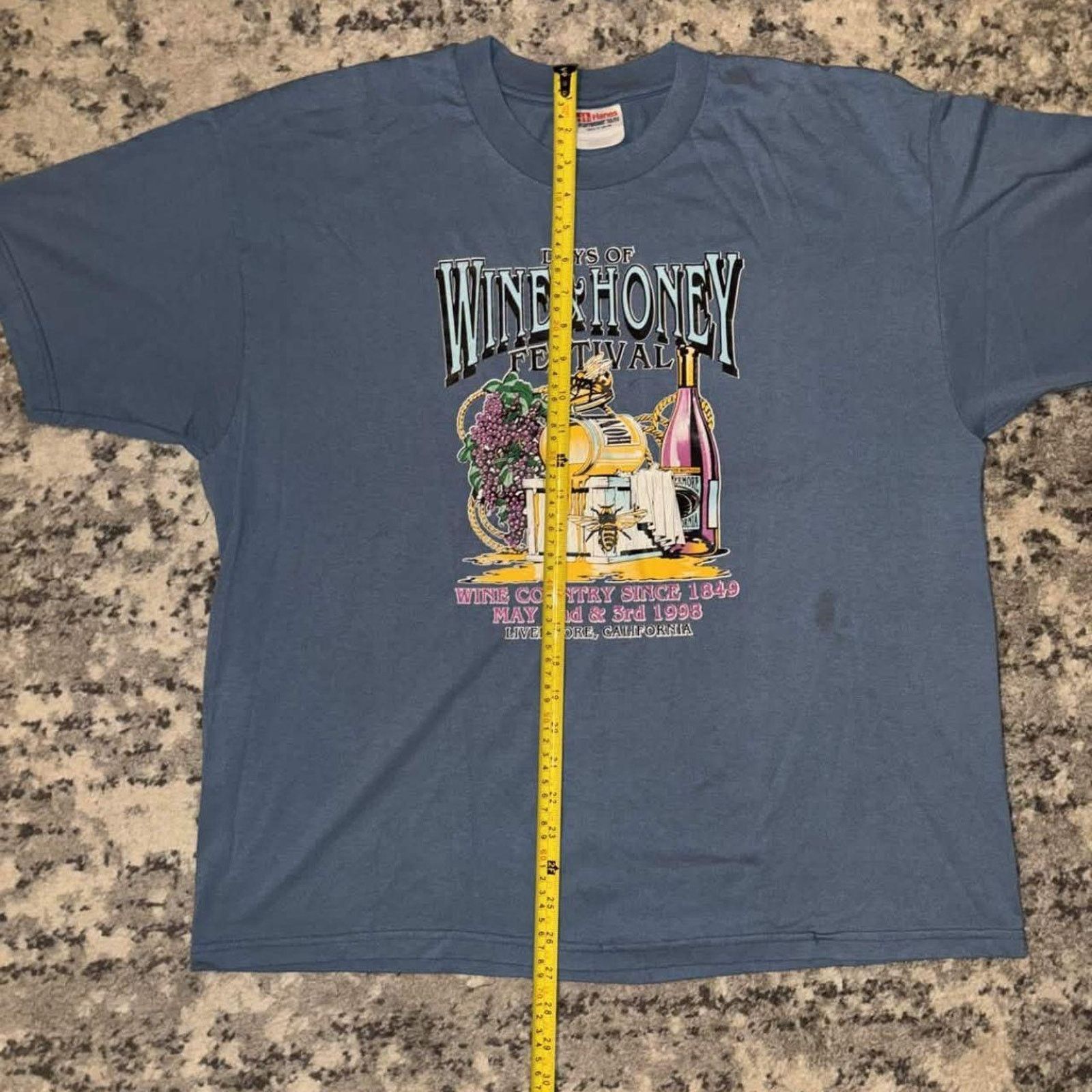 Vintage Vintage 90s Days of Wine and Honey Festival Shirt Size US XL / EU 56 / 4 - 8 Thumbnail