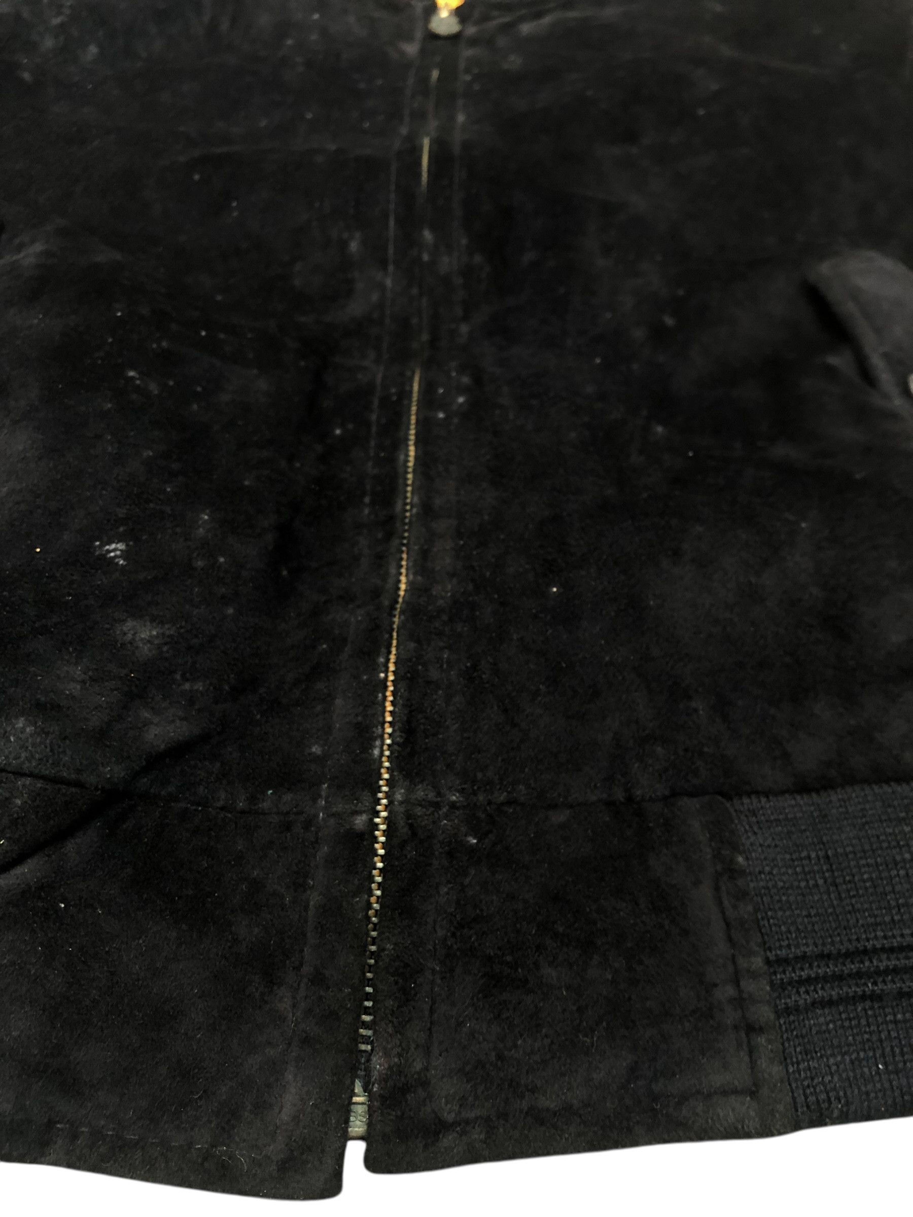 Gianni Valentino × Valentino × Vintage Vintage GIANNI VALENTINO Italy Suede Leather Bomber Jacket Size US L / EU 52-54 / 3 - 12 Thumbnail
