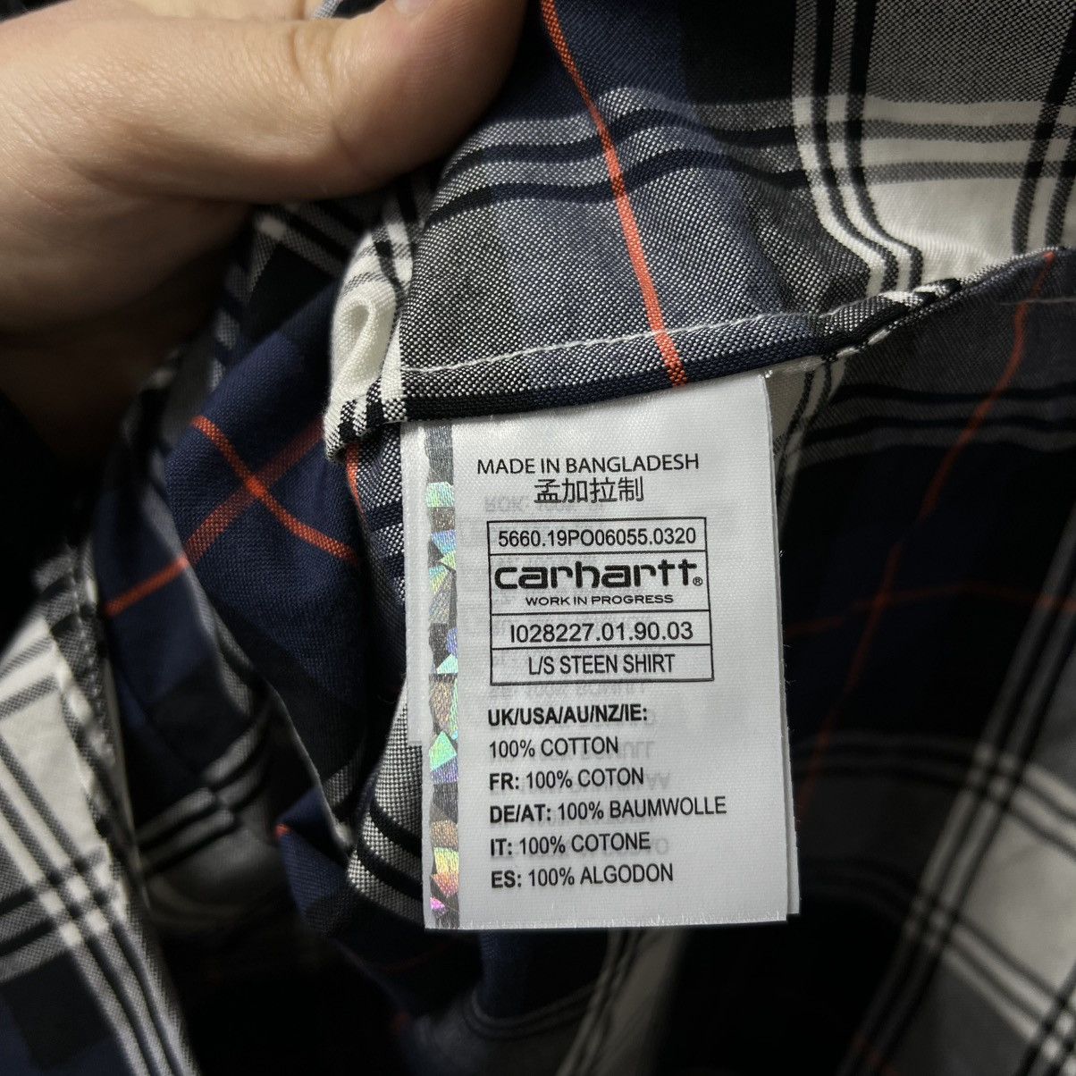 Carhartt × Carhartt Wip Carhartt WIP L/S Steen Shirt Plaid y2k Size US L / EU 52-54 / 3 - 12 Thumbnail