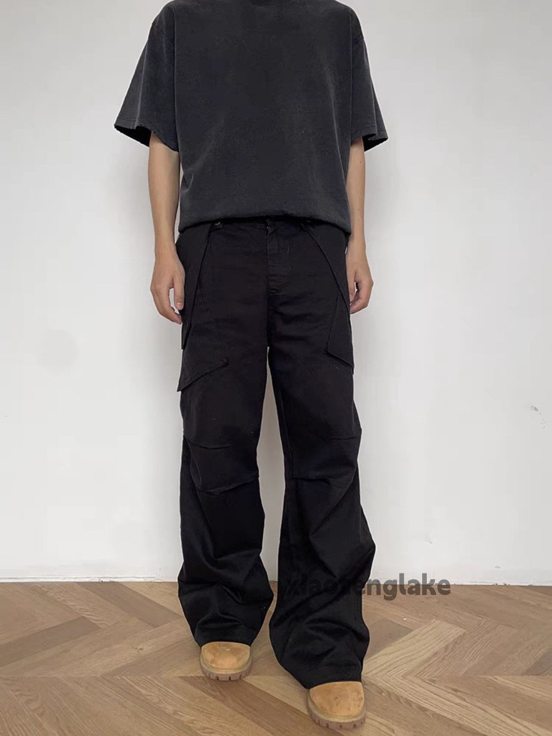 Designer × Japanese Brand × Vintage utility military loose pleated yuppie flared cargo pants Size US 32 / EU 48 - 7 Thumbnail