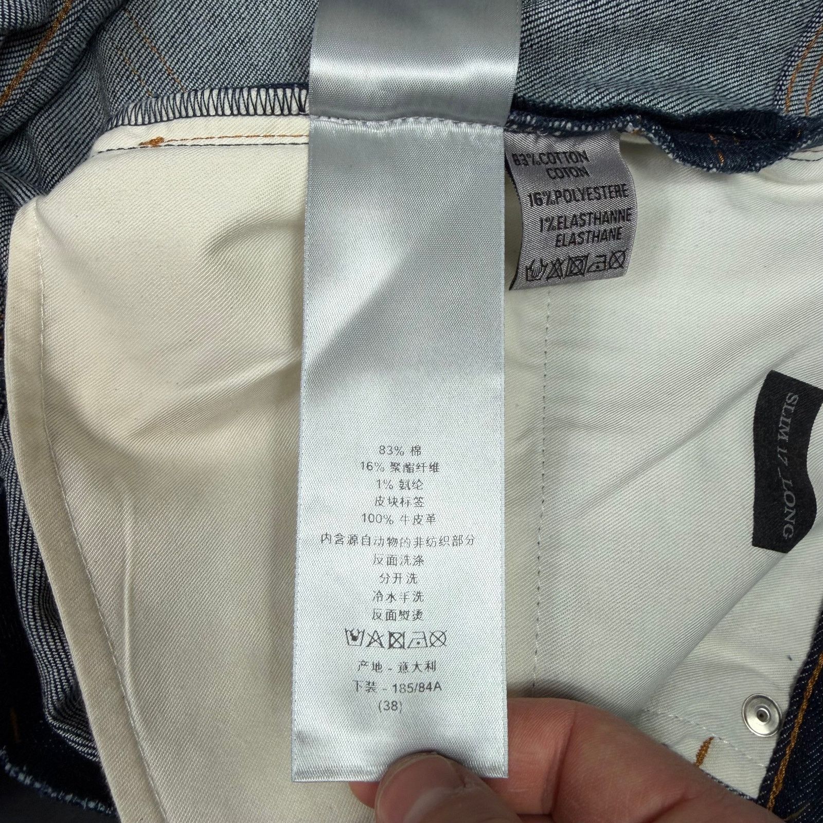 Dior Christian Dior Oblique Denim Jean Size US 38 / EU 54 - 11 Thumbnail