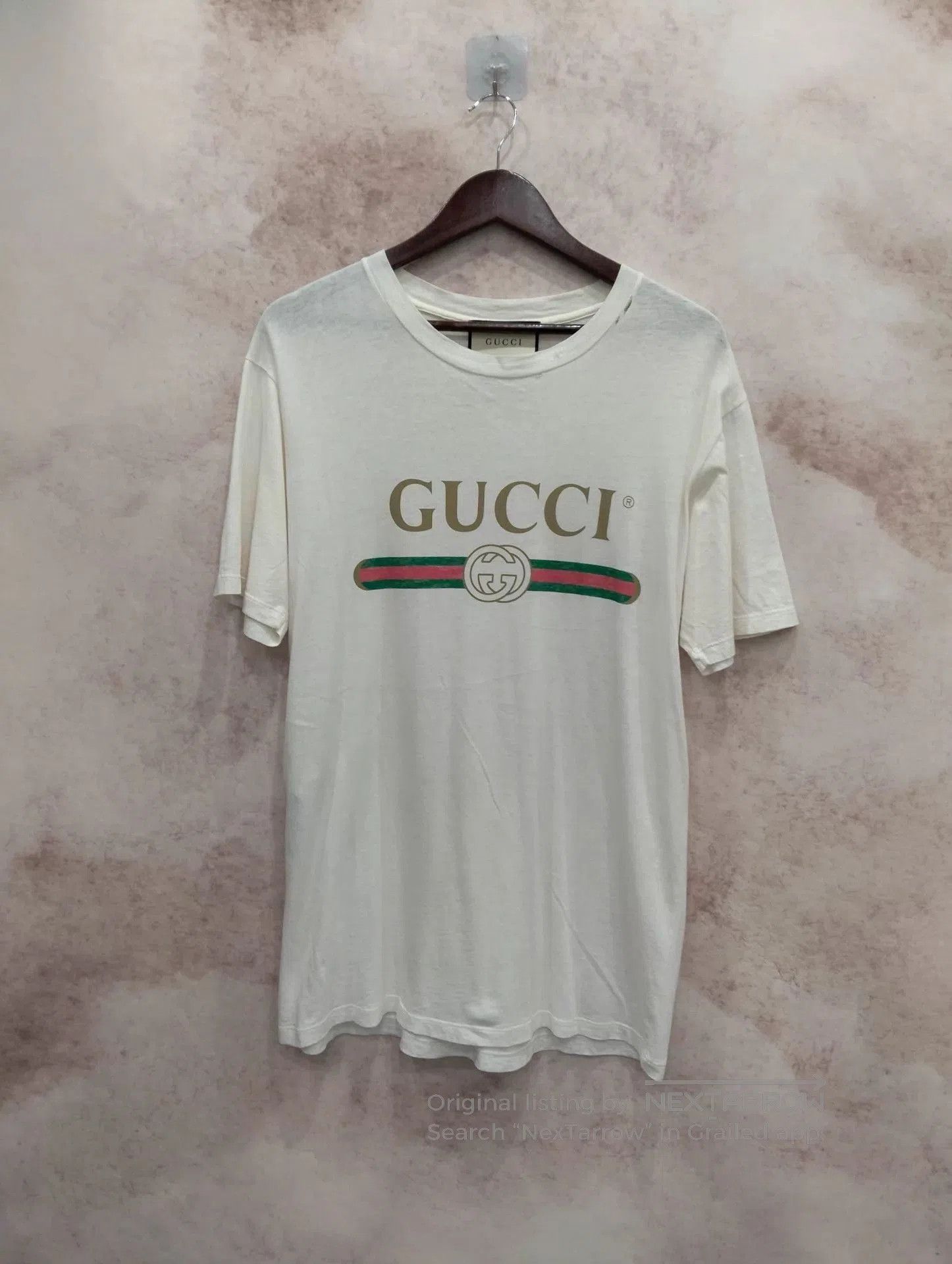 Gucci White Short Sleeve Logo Print T. Size US XS / EU 42 / 0 - 1 Thumbnail